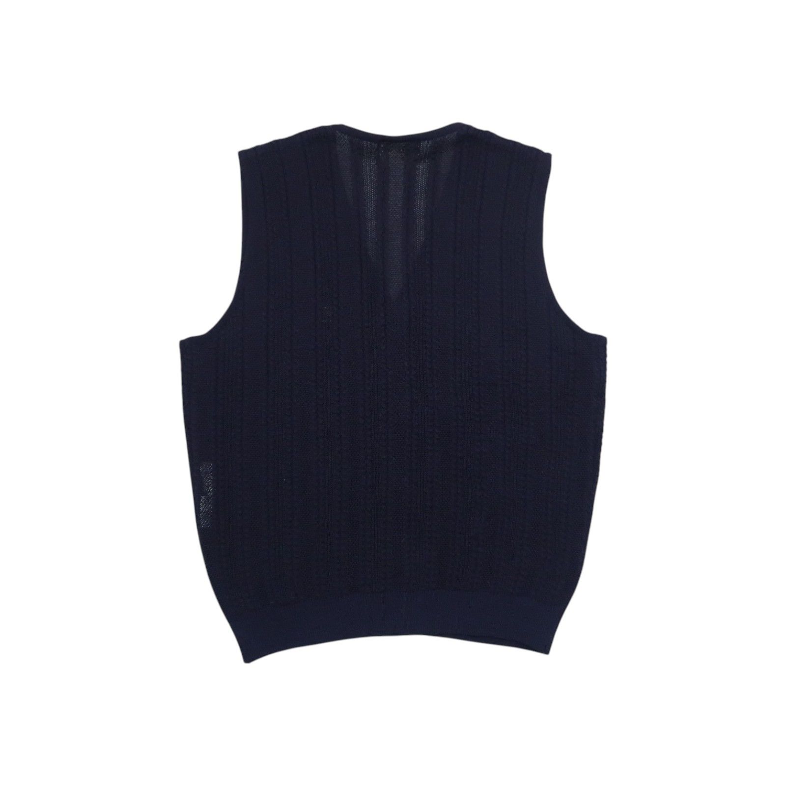 Burberry Vintage 90s Burberrys Golf Mesh Vest Knitwear Size US M / EU 48-50 / 2 - 2 Thumbnail