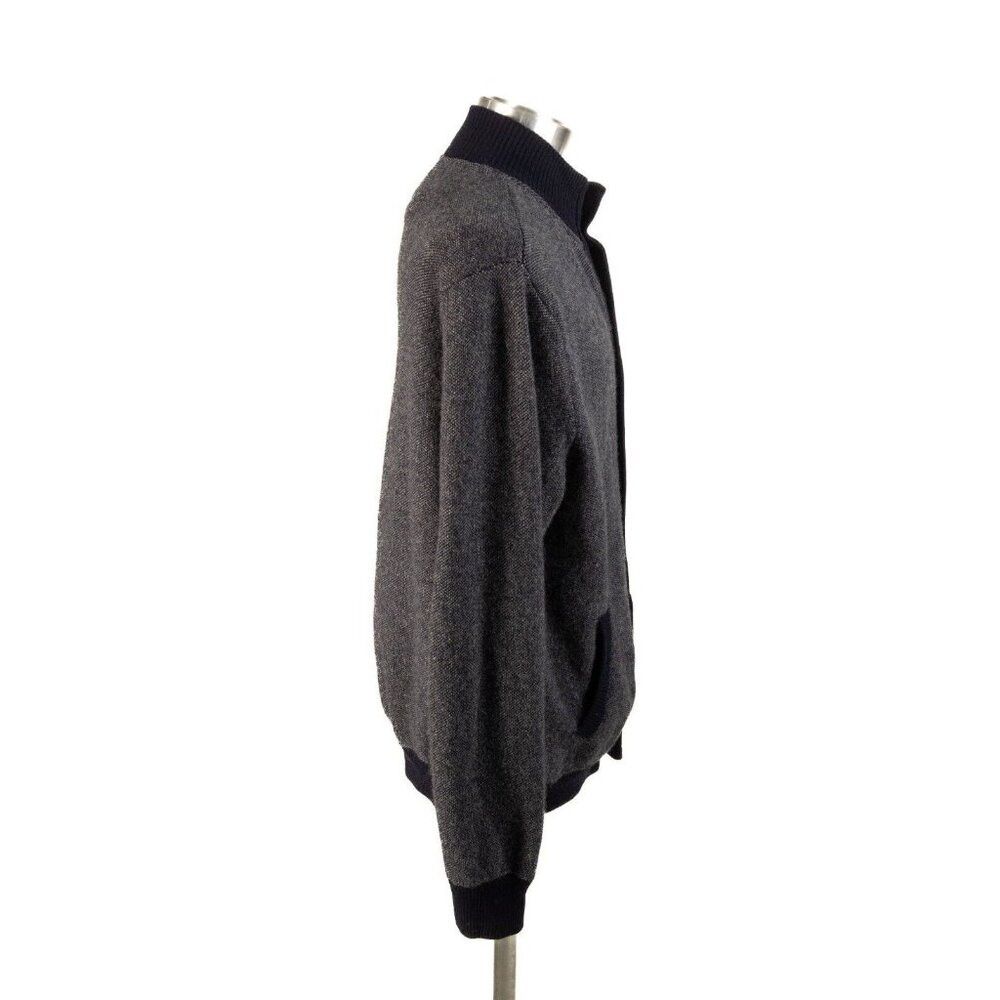 Other Emozioni Uomo Cardigan Sweater Men's Size XL Gray Wool Blen Size US XL / EU 56 / 4 - 3 Thumbnail