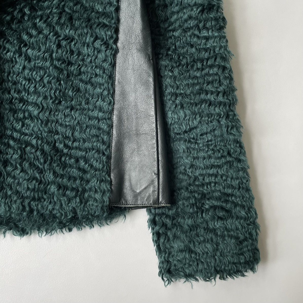 Maison Margiela A/W 13 Emerald Green Mohair Jacket Size S / US 4 / IT 40 - 10 Thumbnail