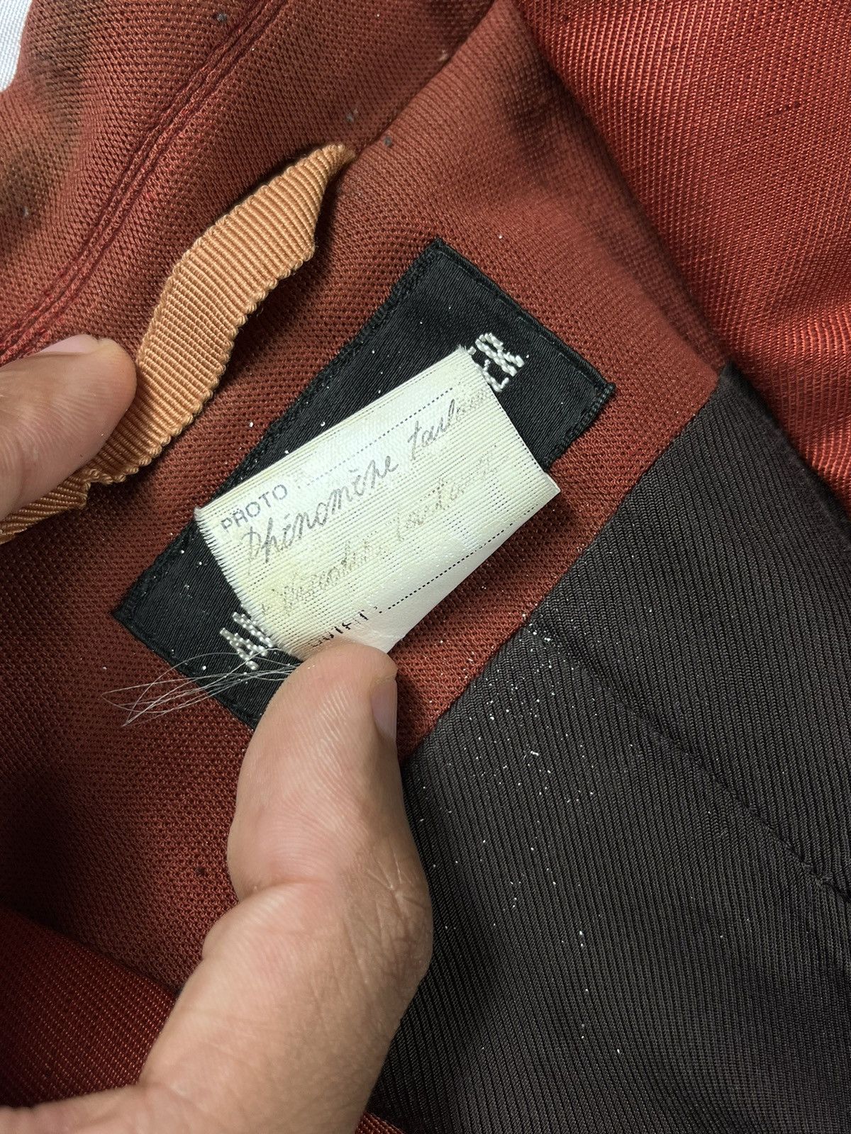 Ann Demeulemeester Ann Demeulemeester - Rusty Orange Prototype Blazer Size S / US 4 / IT 40 - 9 Thumbnail