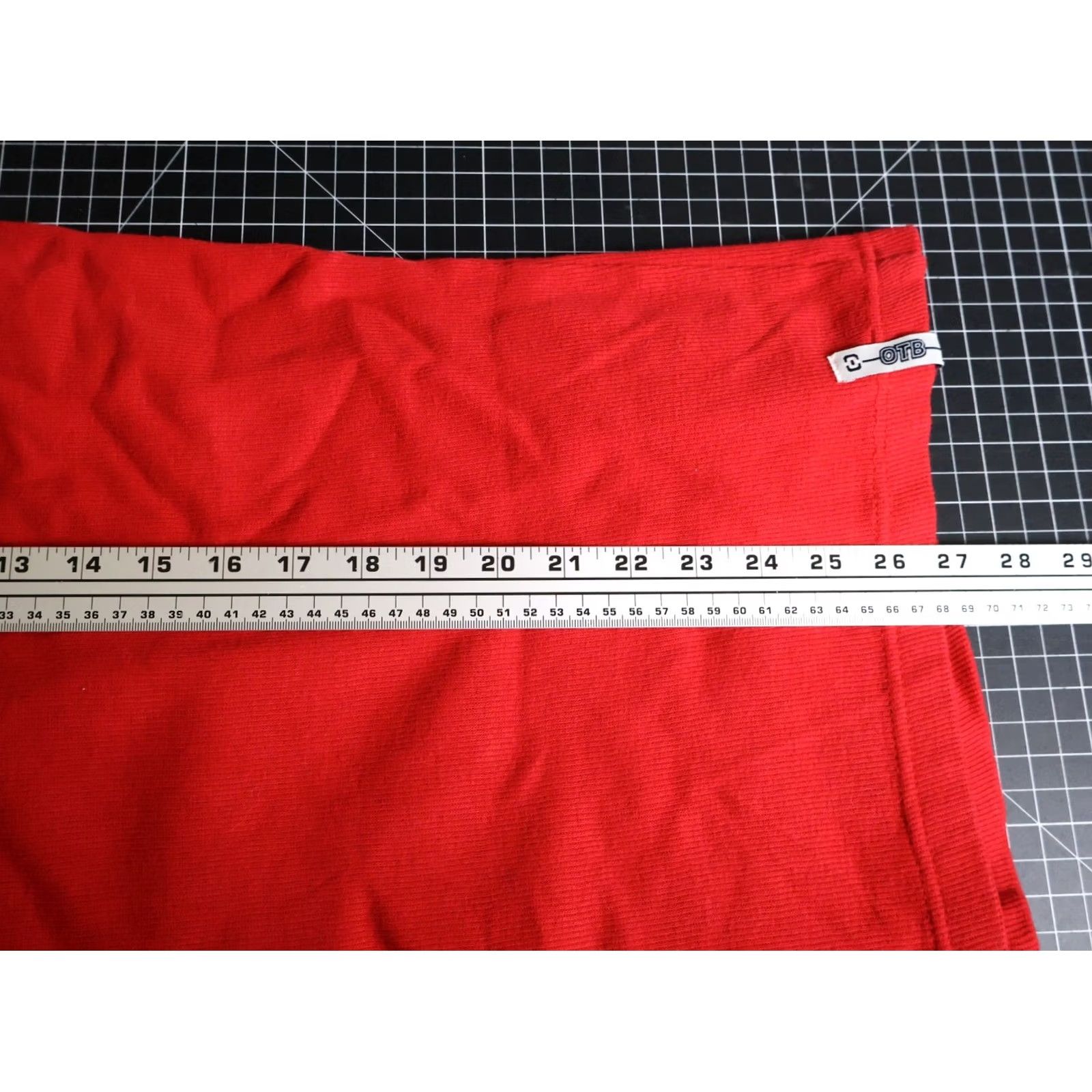 Vintage VINTAGE Y2K Sweater Men's L Red Gray 1/4 Zip Pullover OTB Striped Cotton Knit 90s Hipster Retro Boys Mens Girls Size US L / EU 52-54 / 3 - 6 Thumbnail