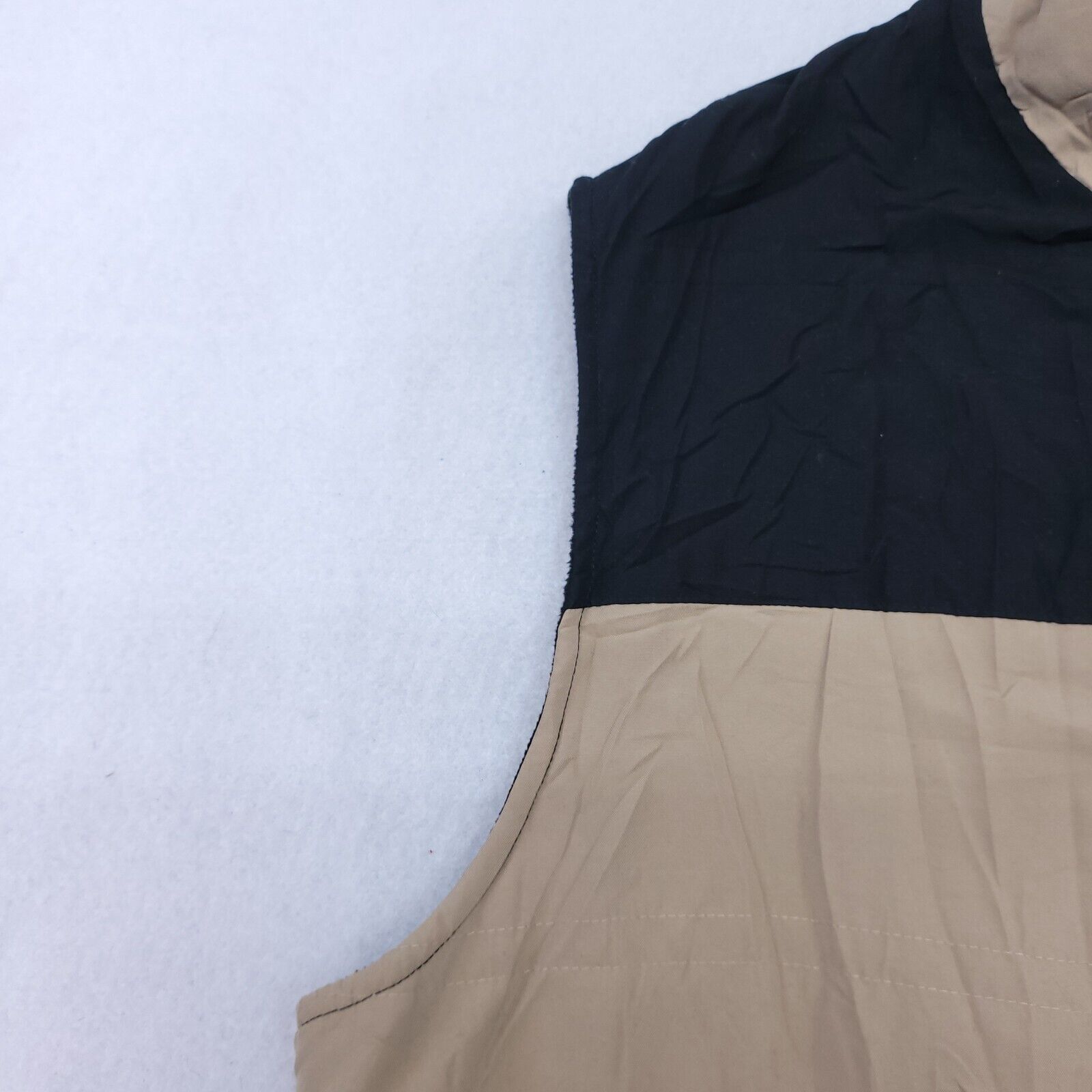 Consensus Sportswear Consensus Outdoor Jacket Vest Mens Size Large L Beige Black Size US L / EU 52-54 / 3 - 4 Thumbnail