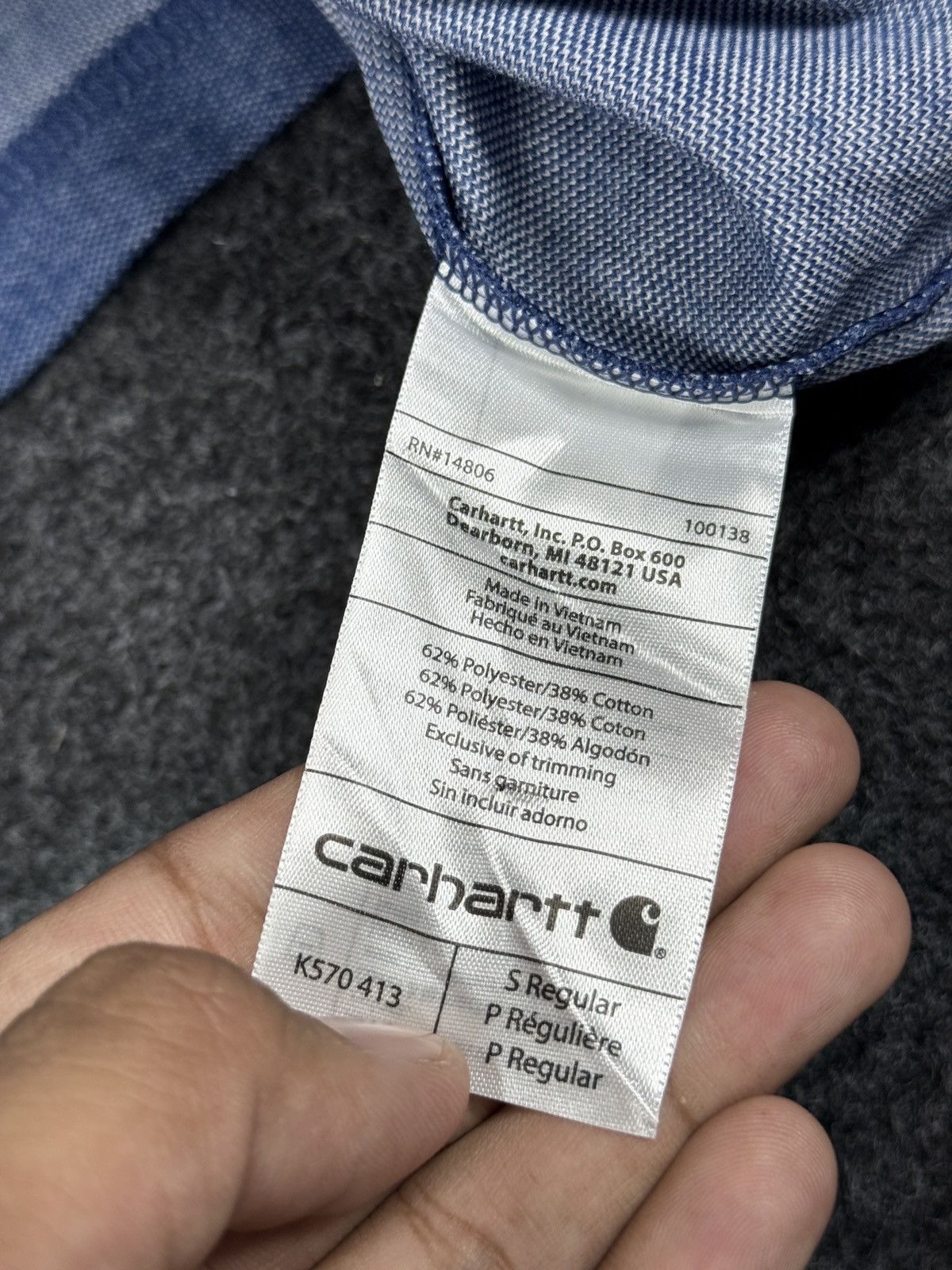 Carhartt × Vintage Carhartt Vintage polo T-shirt Size US S / EU 44-46 / 1 - 4 Thumbnail