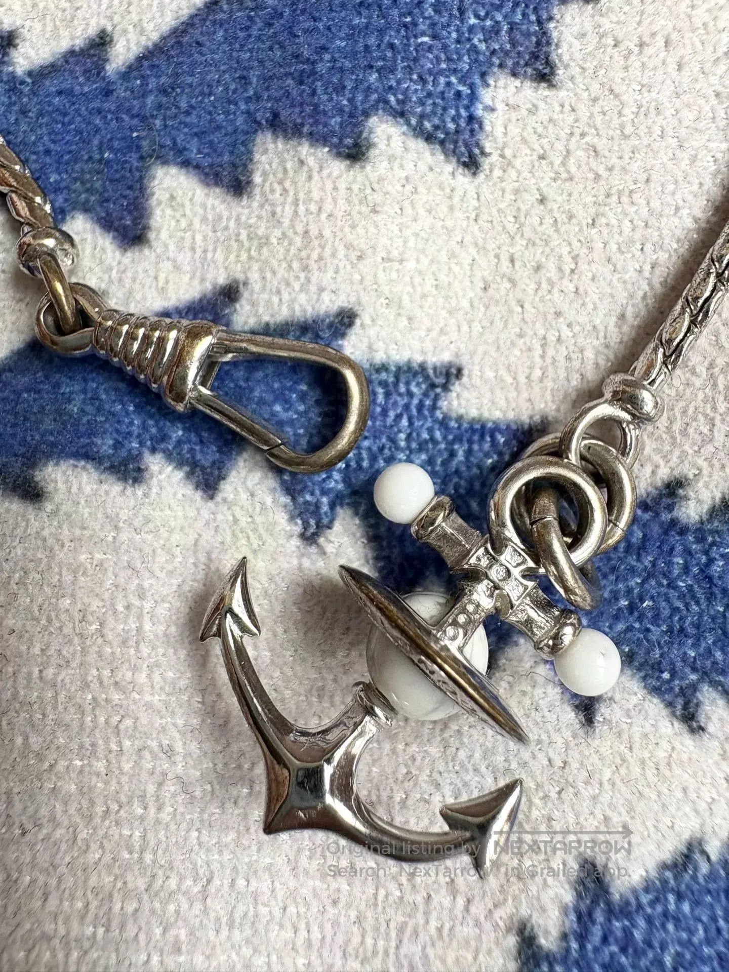 Vivienne Westwood rare vivienne westwood marble orb anchor bracelet. Size ONE SIZE - 2 Thumbnail