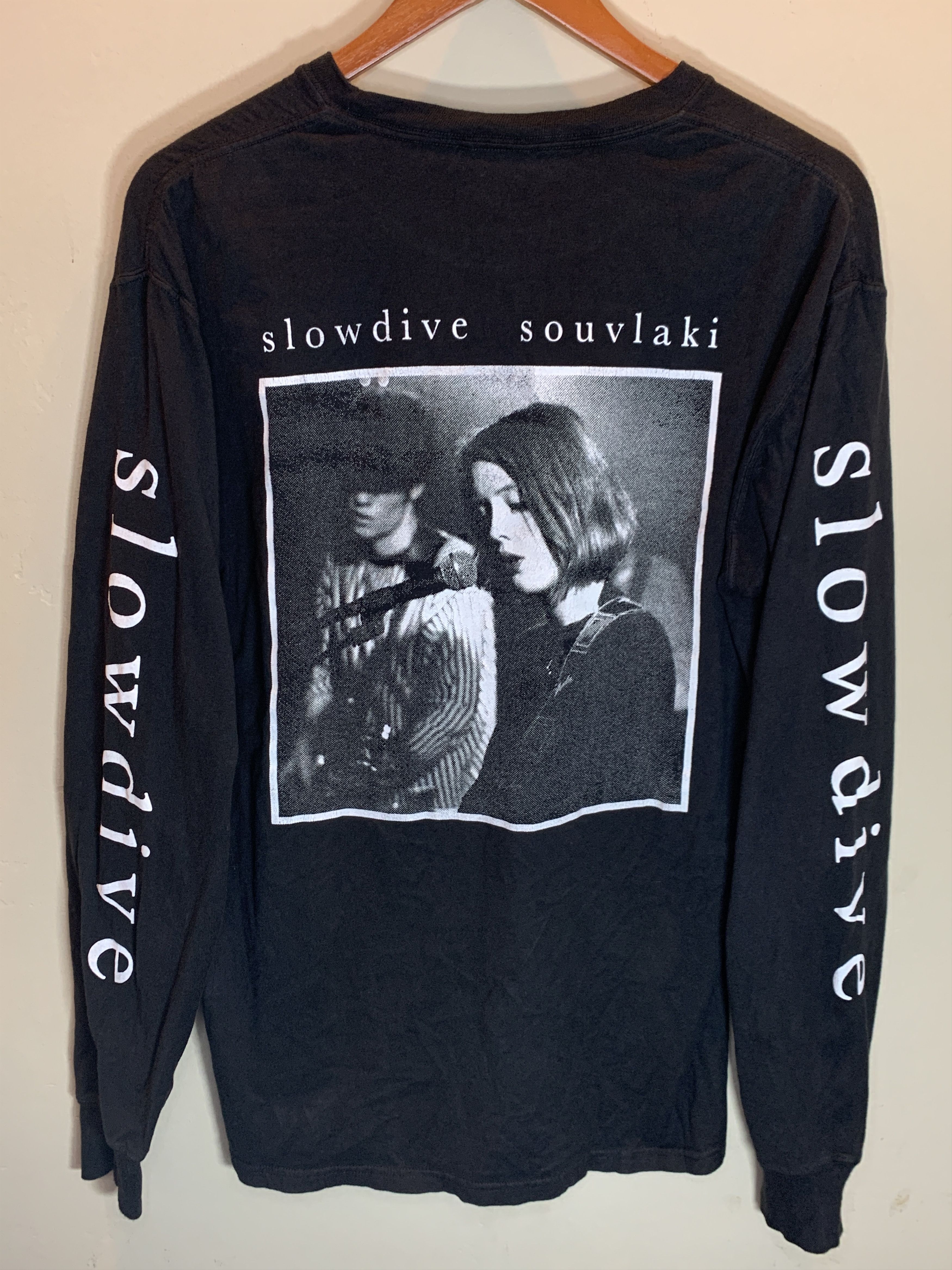 Band Tees *RARE* Vintage 90’s Slowdive Souvlaki Shoegaze Band LS Shirt Size US L / EU 52-54 / 3 - 1 Thumbnail
