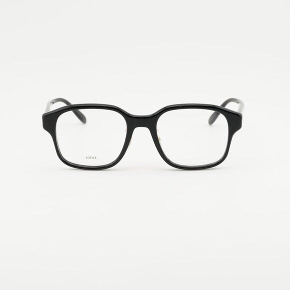 Loewe Loewe LW50084F 001 Eyeglasses Shiny Black 53mm Square Frame Size ONE SIZE - 2 Thumbnail