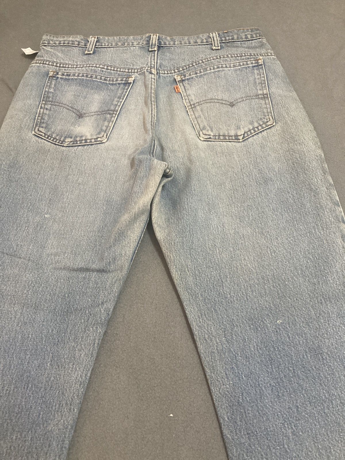 Levi's Vintage 80’s Levis 519 orange tab jeans Made in USA Size US 35 - 9 Thumbnail
