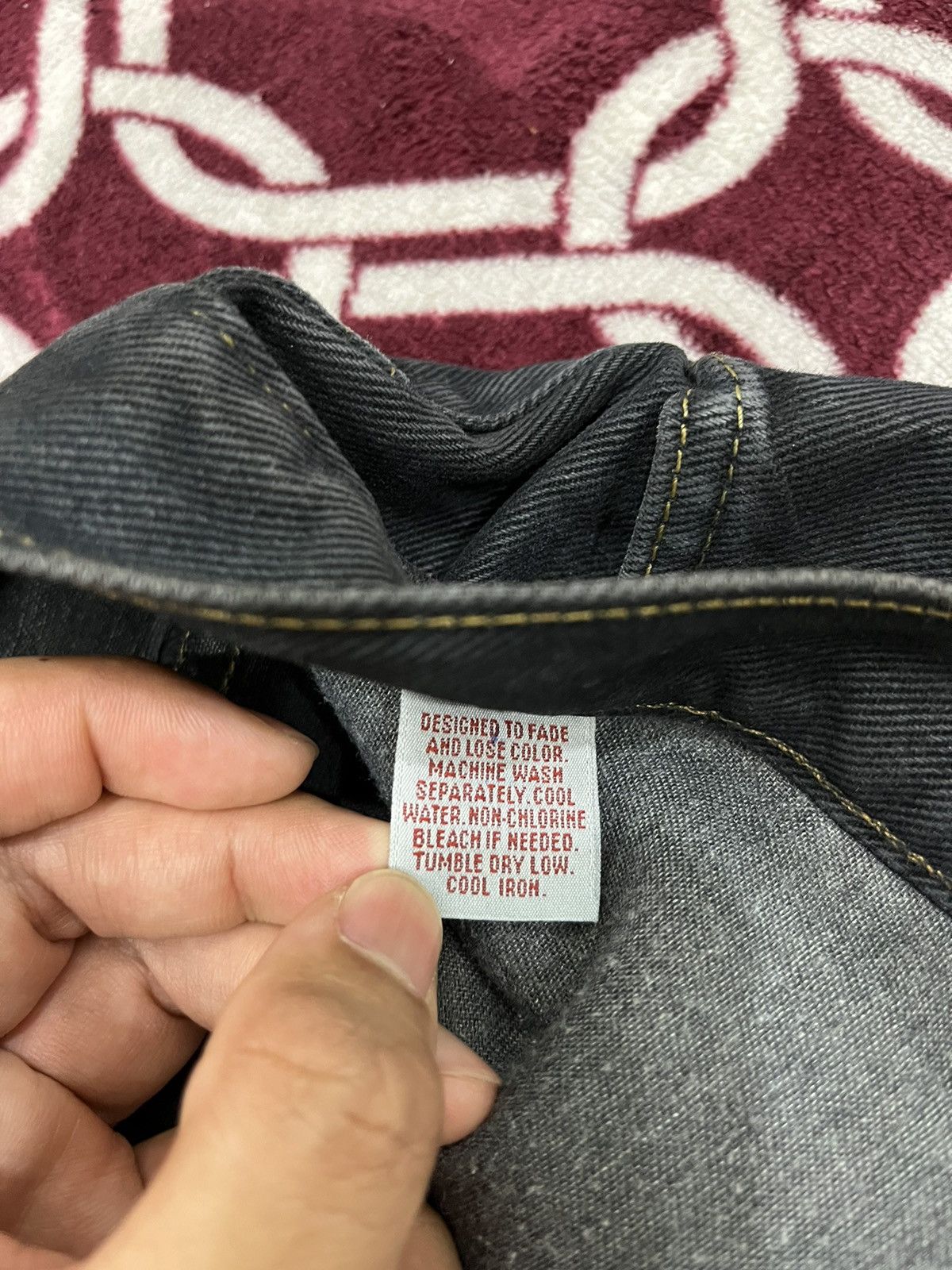 Marithe + Francois Girbaud Vintage Marithe Francois Girbaud MFG Black Faded Denim Size US 30 / EU 46 - 19 Thumbnail