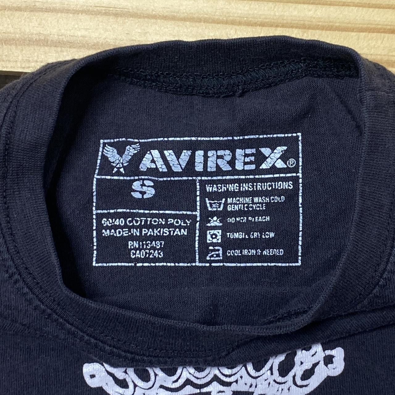 Avirex Avirex Black Y2K Aviator Tee Size Small Size US S / EU 44-46 / 1 - 3 Thumbnail
