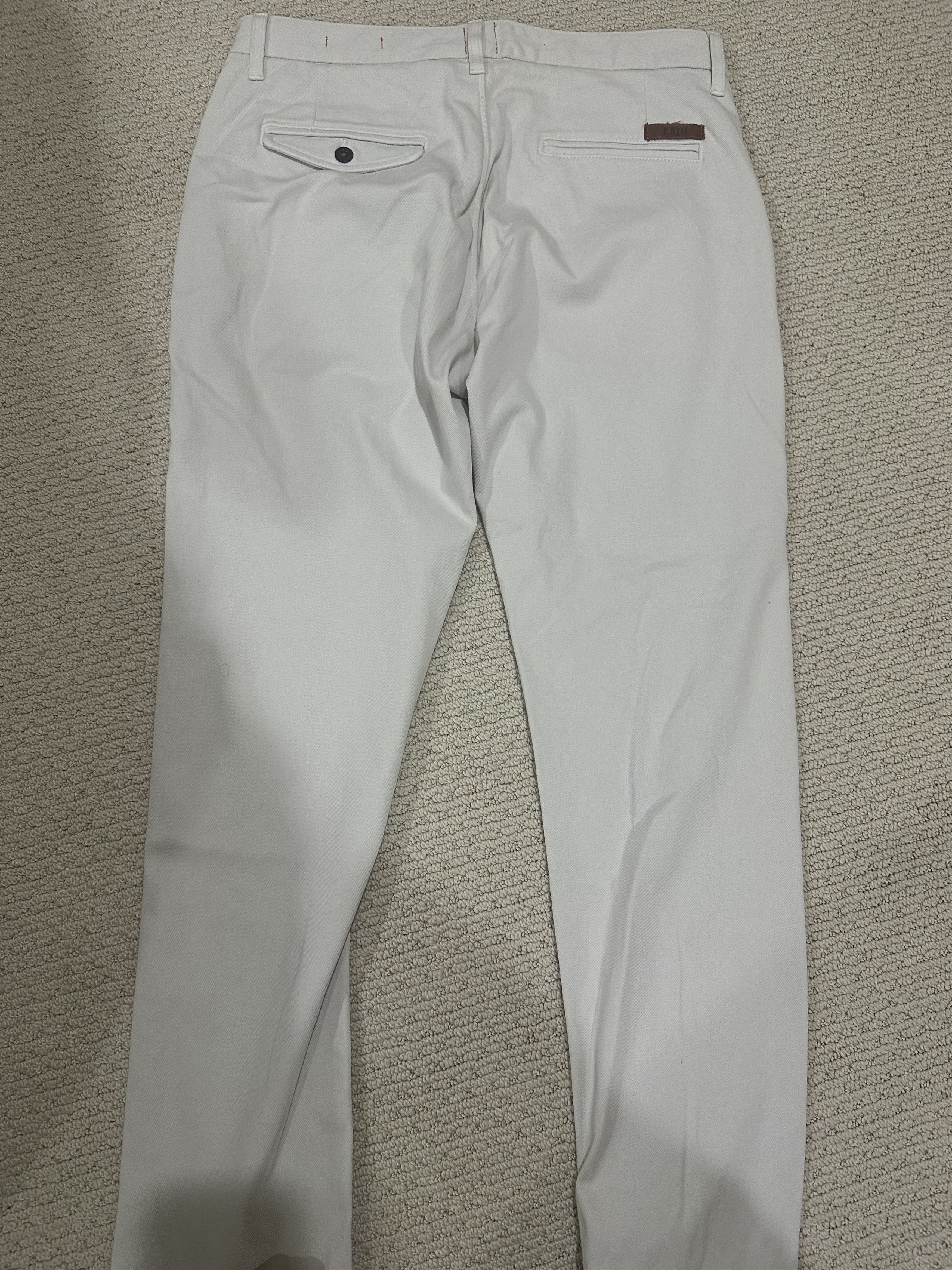 Hiroshi Kato Axe Denit Chino Heather White Size US 32 / EU 48 - 4 Thumbnail