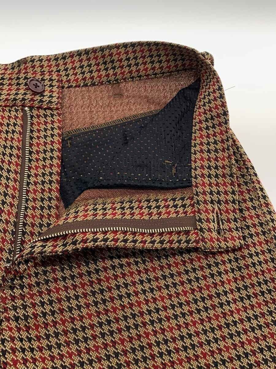 Needles Needles Polyester Track Pants Brown Houndstooth Size US 30 / EU 46 - 3 Thumbnail