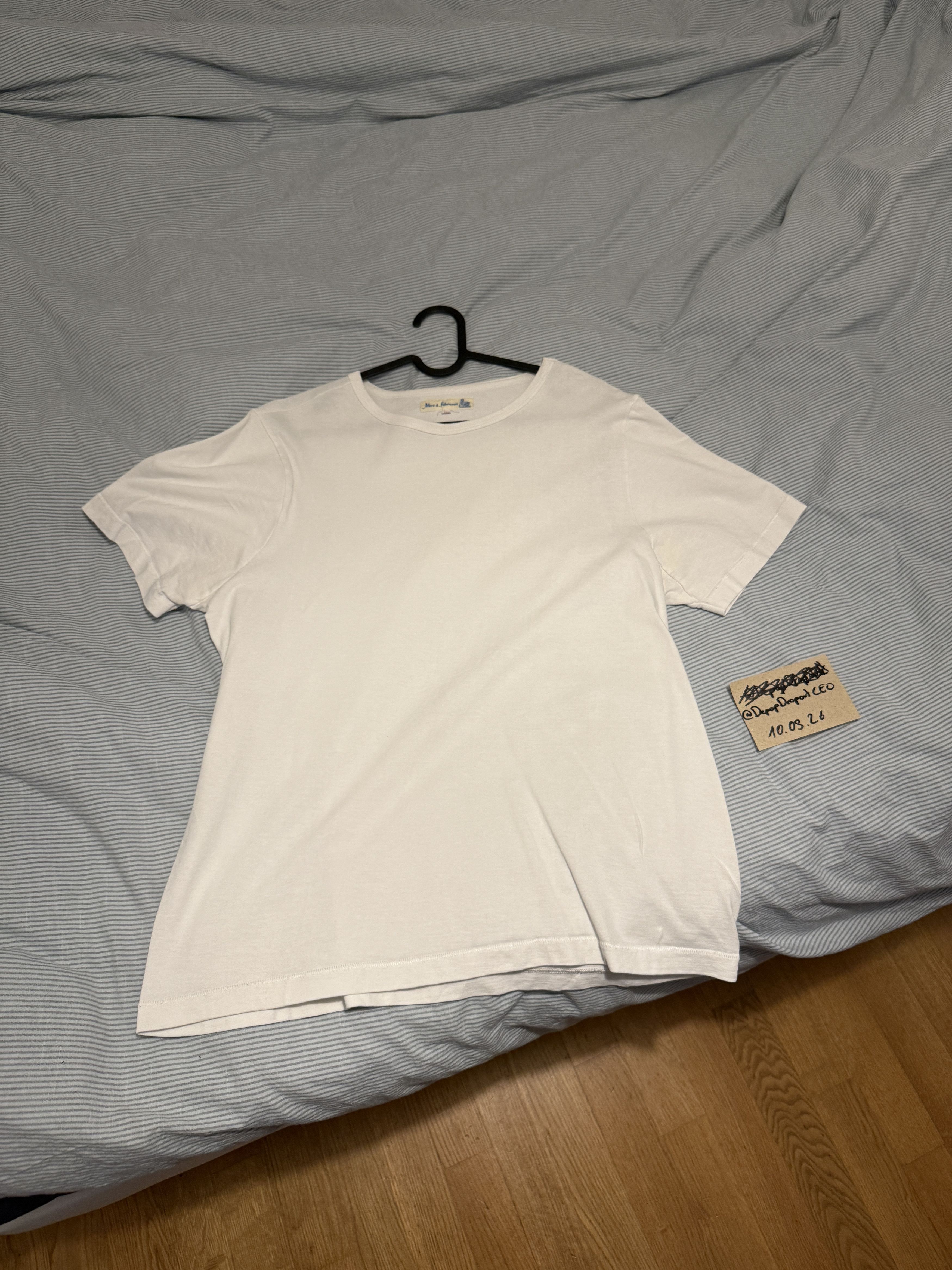 Merz B. Schwanen 215 Loopwheeled Classic Fit Midweight T-Shirt Size US XL / EU 56 / 4 - 1 Thumbnail