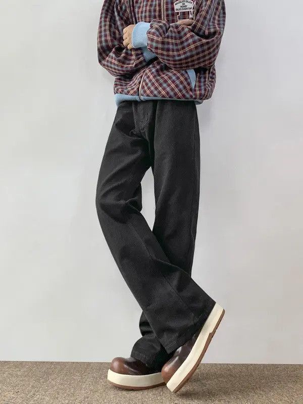 Japanese Brand Retro loose high street straight leg jeans Size US 32 / EU 48 - 5 Thumbnail