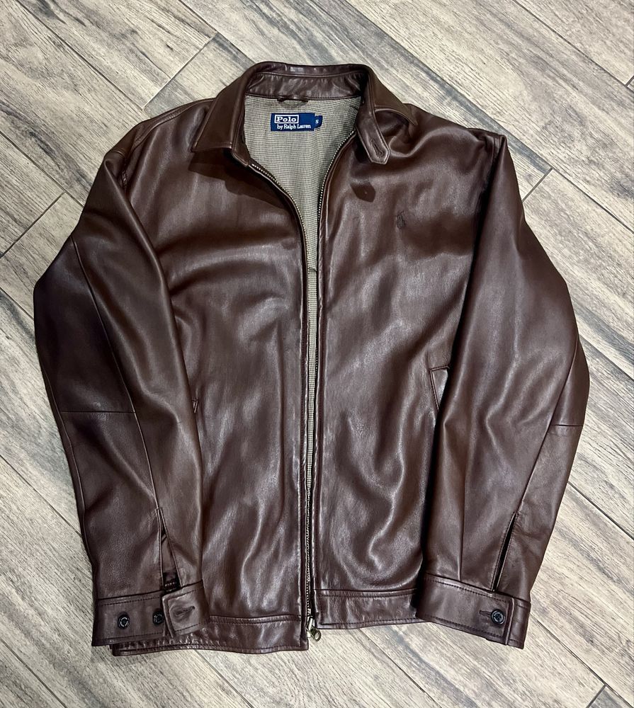 Polo Ralph Lauren Vintage Polo Ralph Lauren Leather Jacket Size US S / EU 44-46 / 1 - 1 Thumbnail