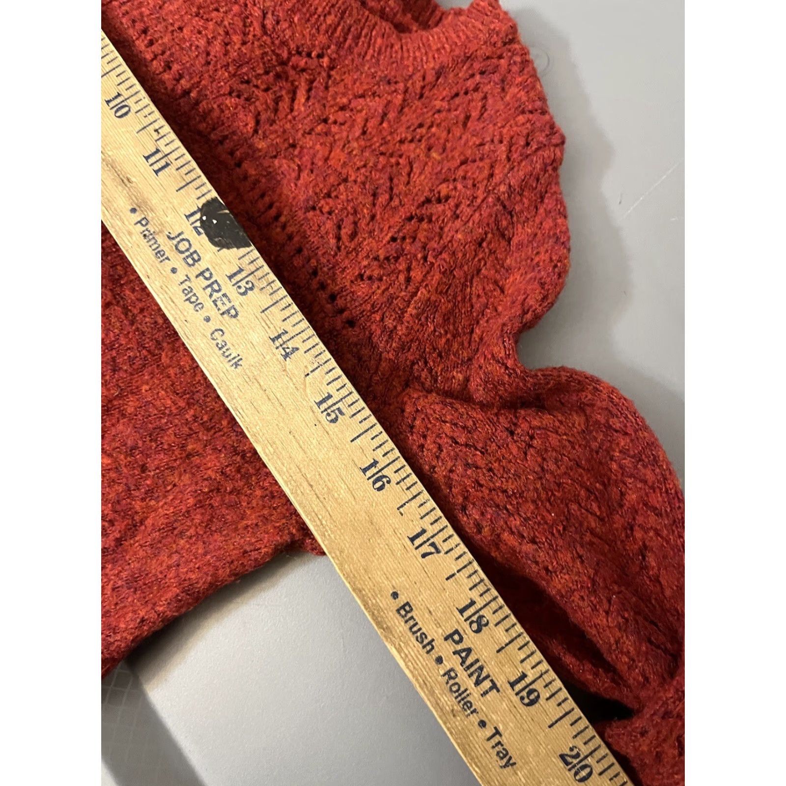 Loft VINTAGE LOFT Womens Sweater Pullover Long Sleeve Crew Neck Casual Fall Spring Winter Regular Fit Size PXS Red Knit Retro Modern Girls Size XS / US 0-2 / IT 36-38 - 5 Thumbnail