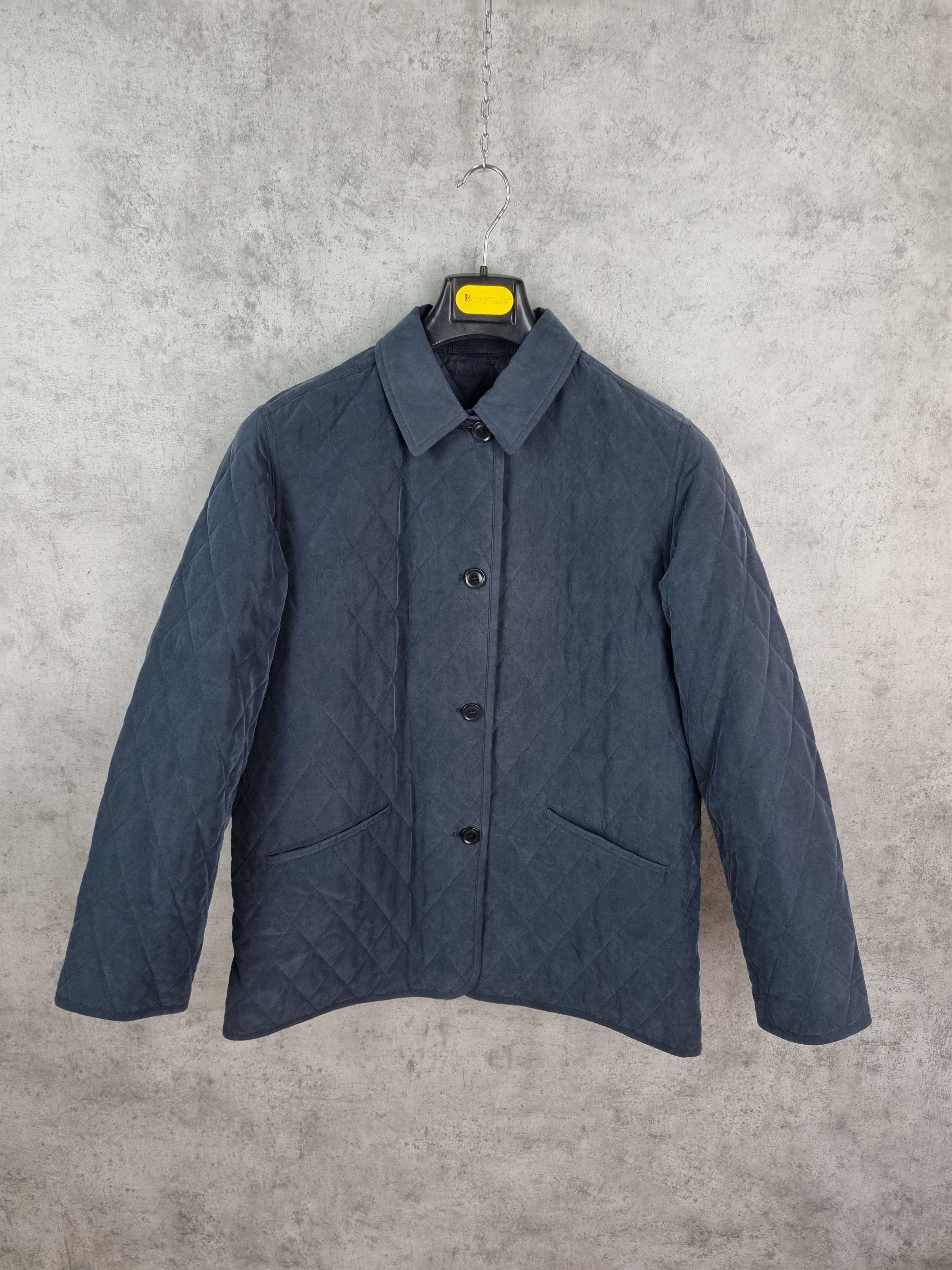 Allegri × Vintage 90s Allegri Quilted Jacket made in Italy Like Burberry Size US S / EU 44-46 / 1 - 3 Thumbnail