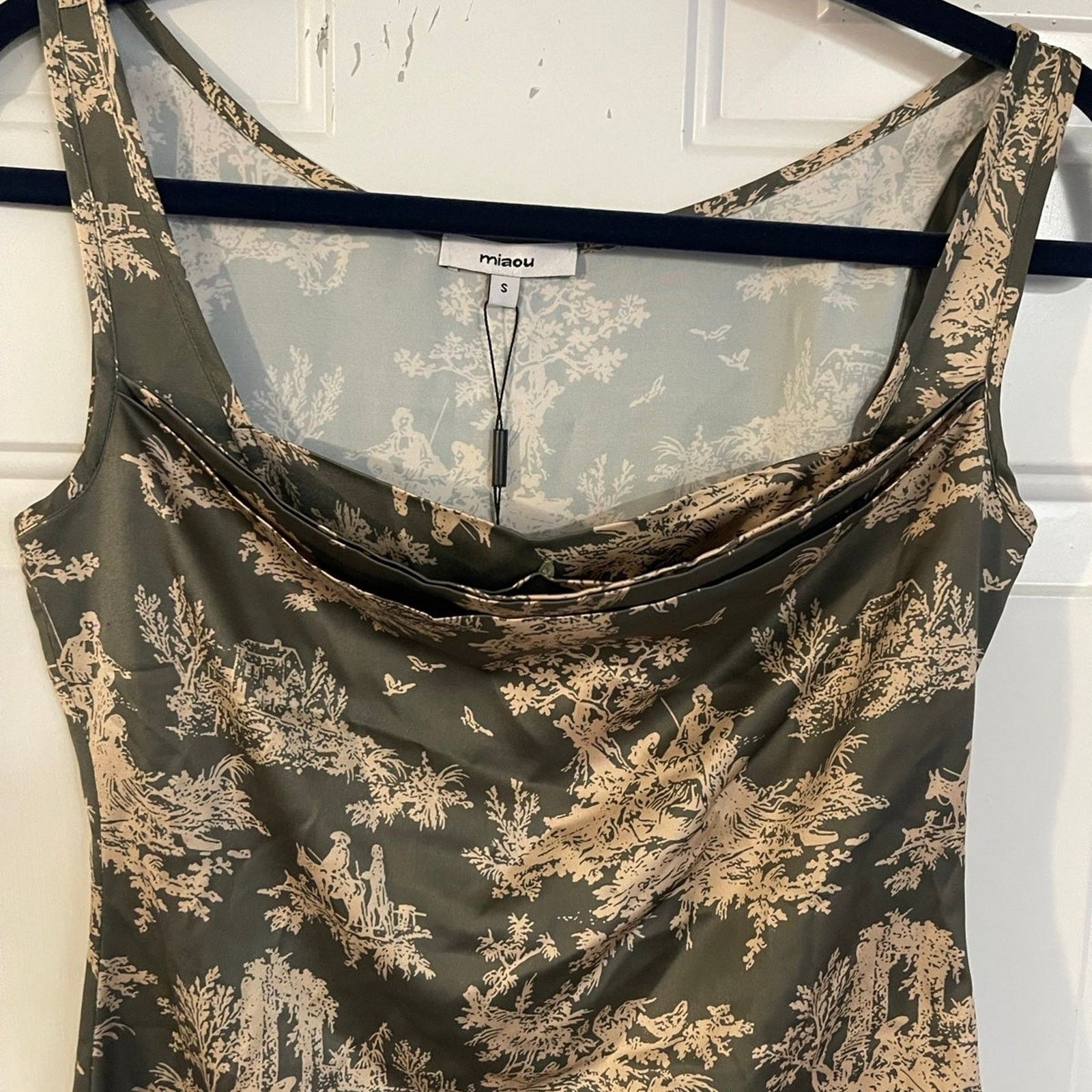 Miaou MIAOU GINGER FLORAL-PRINT WOVEN MINI DRESS SZ:S NWT Size M / US 6-8 / IT 42-44 - 5 Thumbnail