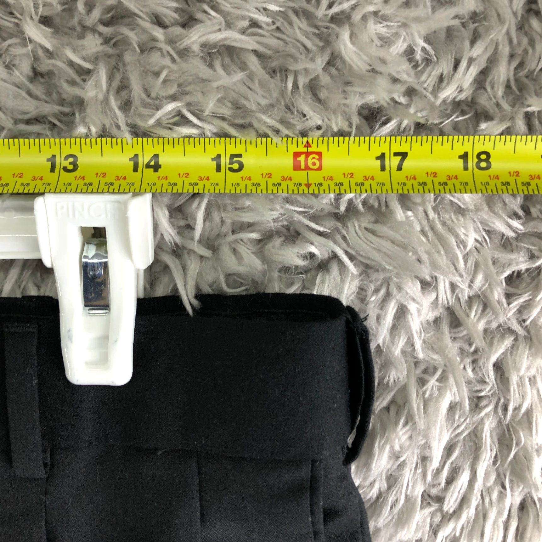 Stafford Stafford Classic Fit Pants 34x32 Mens Mid Rise Flat Front Black Straight Leg Dress Pants Size US 34 / EU 50 - 2 Thumbnail