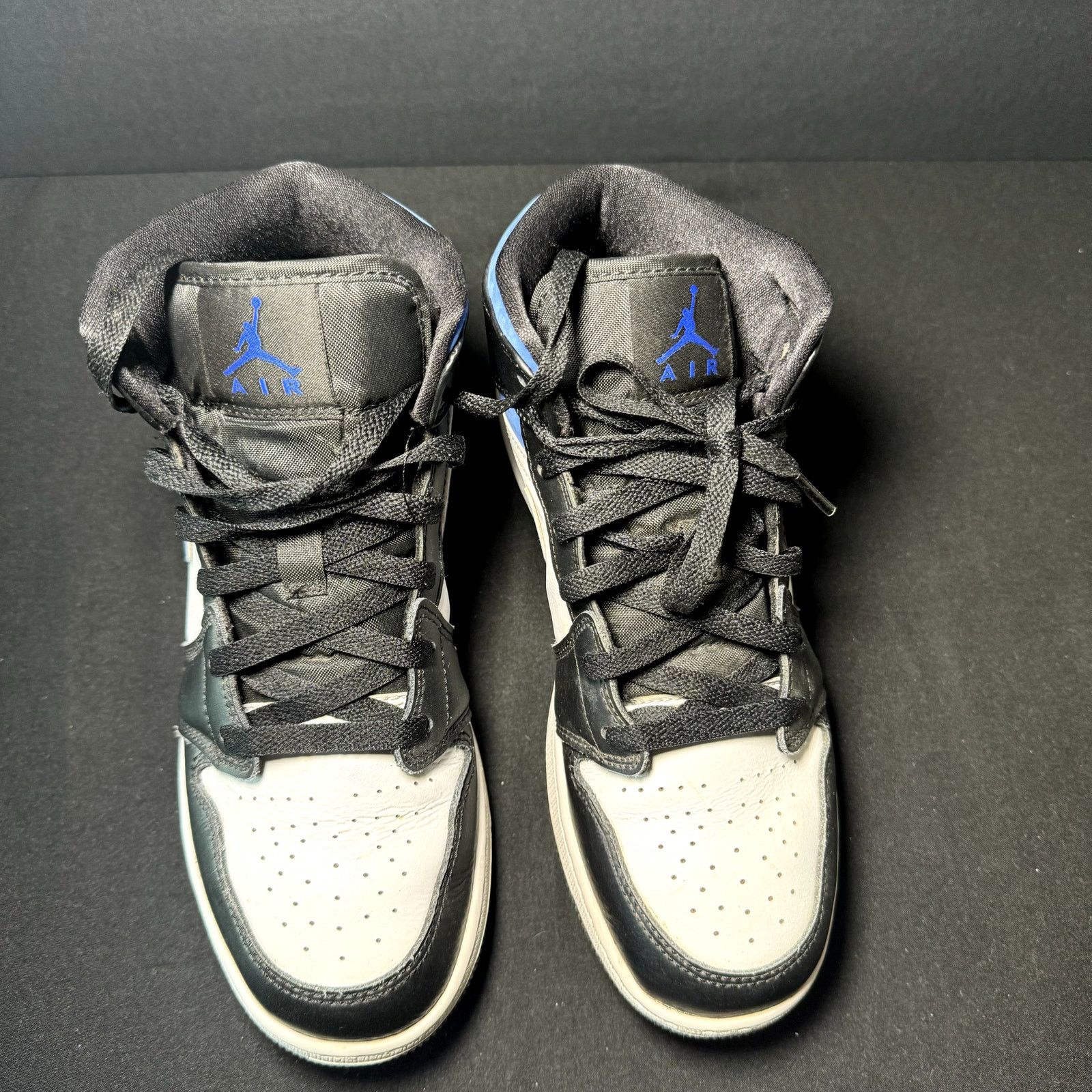Jordan Brand × Nike Nike Air Jordan 1 Mid GS Racer Blue Men's Shoes - Size 7 Size US 7 / EU 40 - 4 Thumbnail