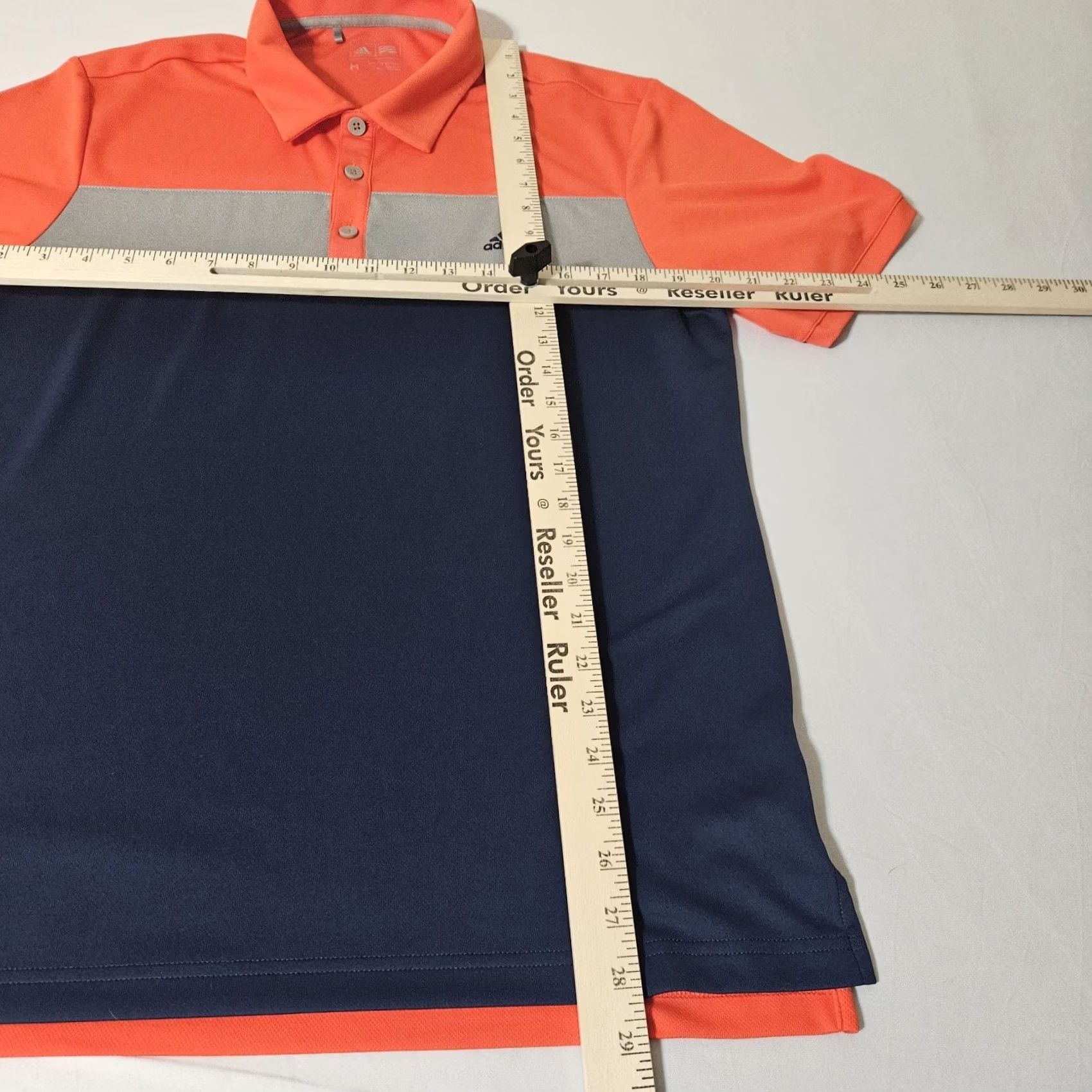 Under Armour Adidas Performance Polo Shirt Mens M Golf Stretch Button EUC Size US M / EU 48-50 / 2 - 4 Thumbnail