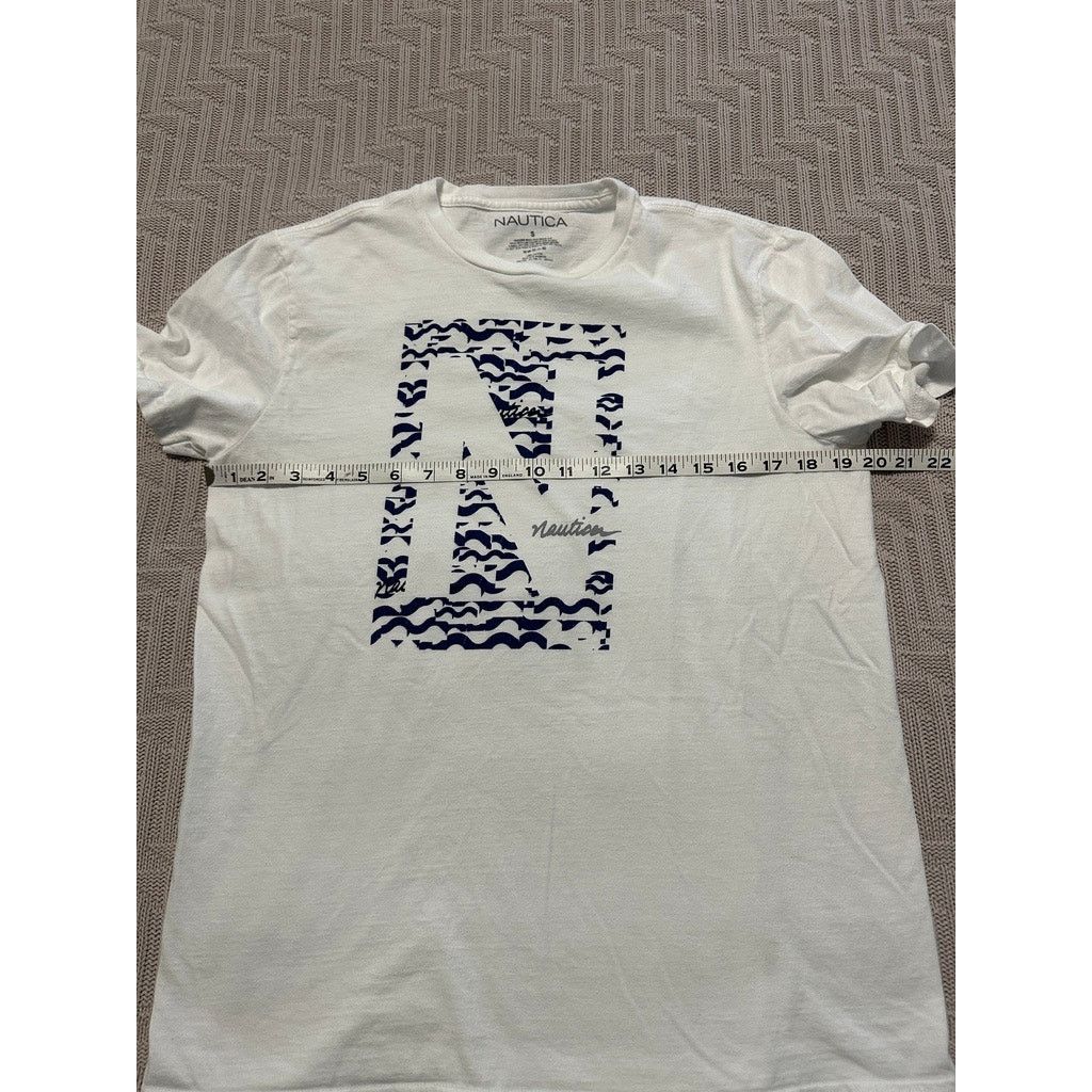 Nautica Nautica white graphic short sleeve tee size S Size US S / EU 44-46 / 1 - 5 Thumbnail