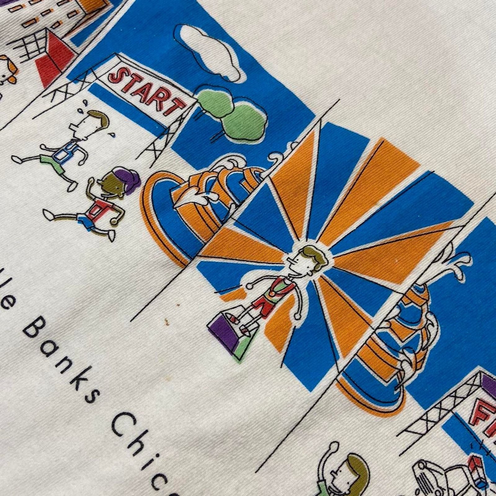 Hanes 90s chicago marathon tee shirt Size US XL / EU 56 / 4 - 2 Thumbnail