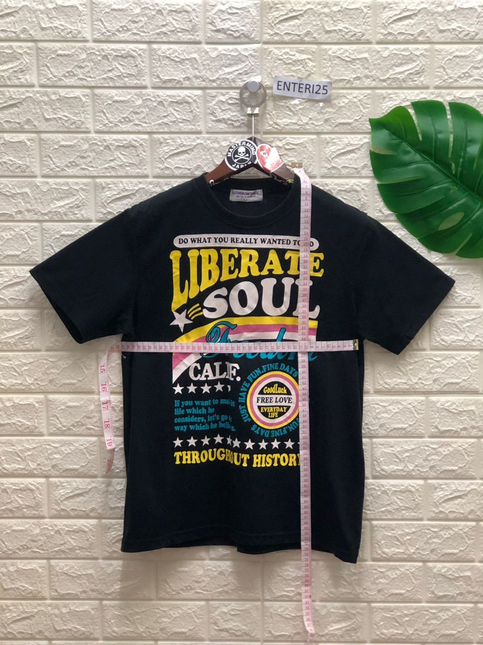 Japanese Brand liberate soul freedom Commontage Vintage Tee Size US L / EU 52-54 / 3 - 10 Thumbnail