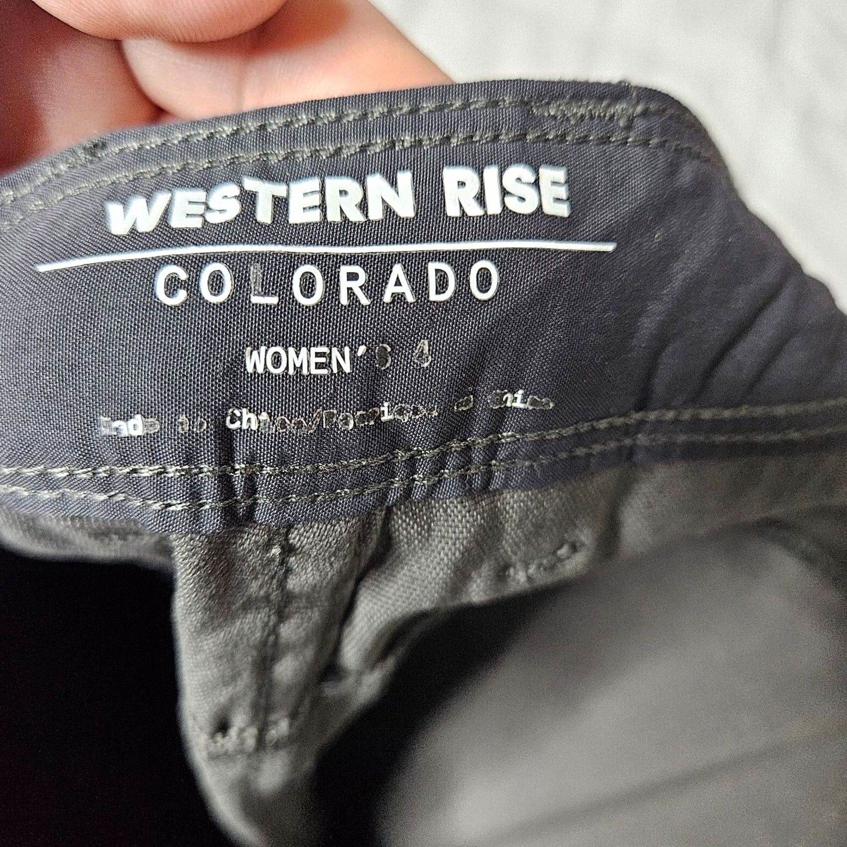 Vintage Western Rise Pants Women's Size 4 Green-Gray Outdoor Size 27" / US 4 / IT 40 - 5 Thumbnail