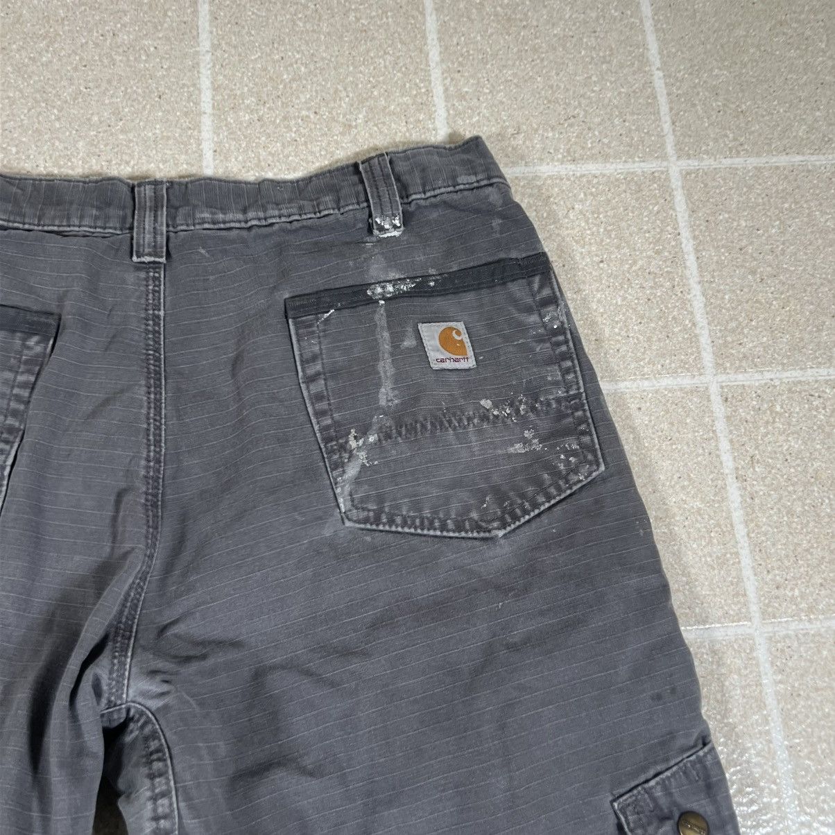 Carhartt Carhartt Cargo Pants Men's 32x30 Gray Ripstop Flannel Lined Size US 32 / EU 48 - 9 Thumbnail
