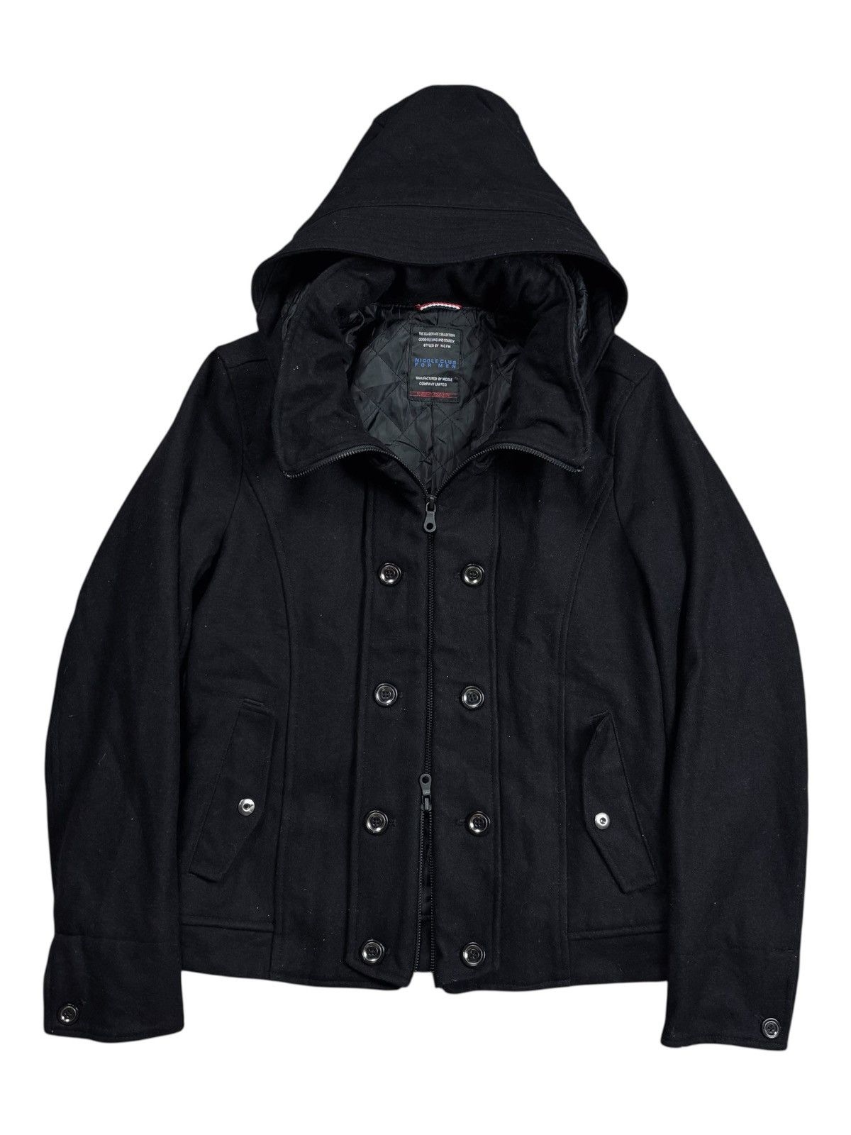 Ekam 2000s Nicole Club - Napoleon Hooded Jacke Size US M / EU 48-50 / 2 - 2 Thumbnail