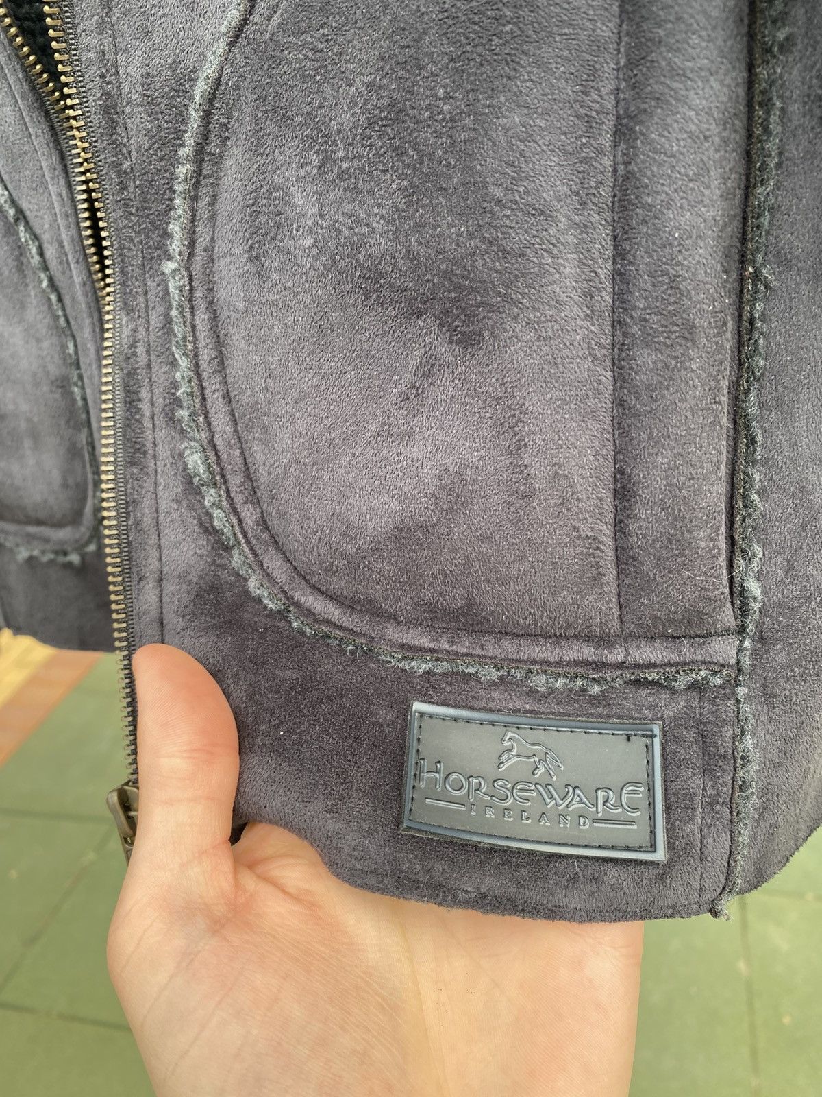 Other × Vintage Vintage Horseware Ireland Faux Shearling Jacket, Size S Size S / US 4 / IT 40 - 7 Thumbnail