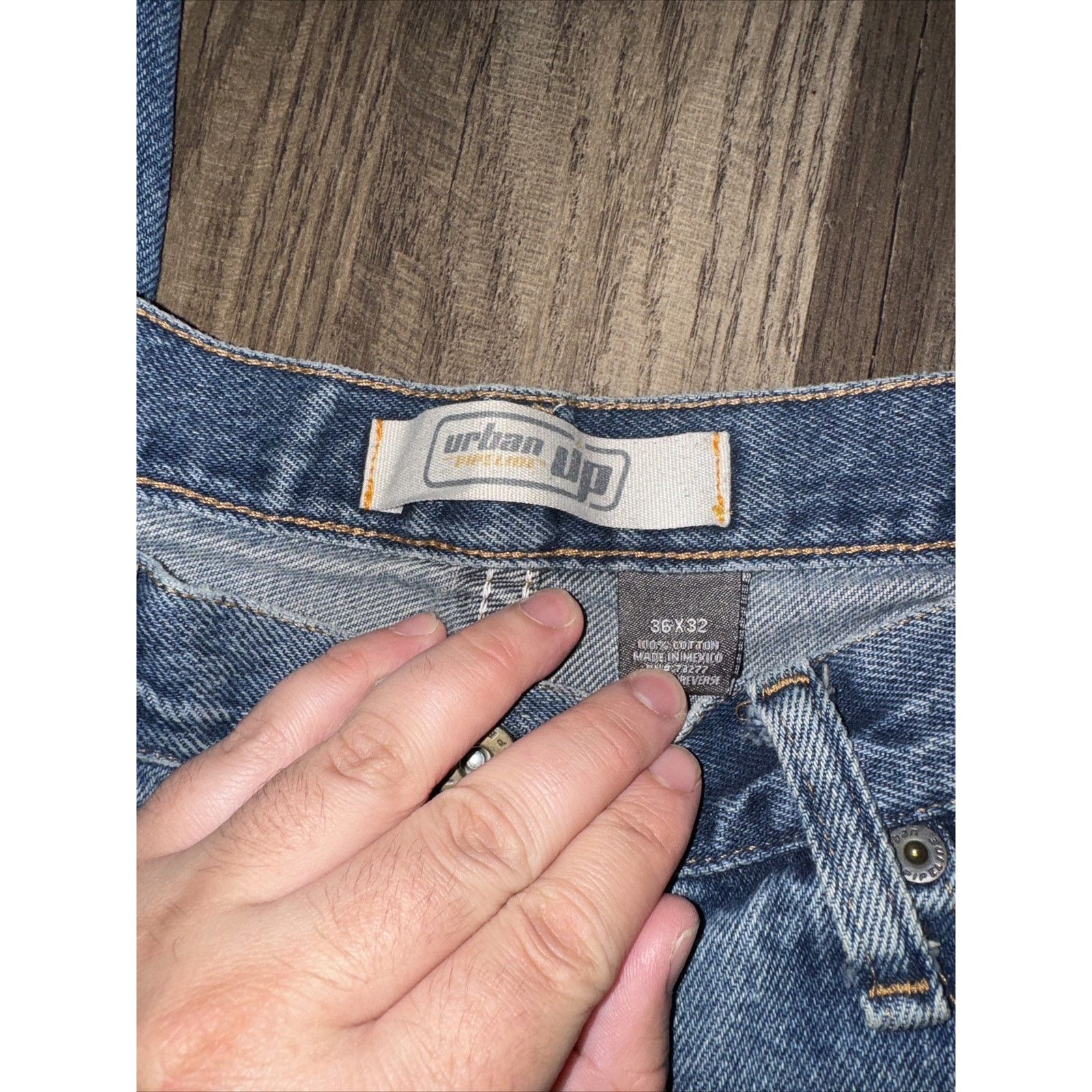 Urban Pipeline × Vintage Urban Pipeline 36x32 Denim Jeans Blue Y2K Size US 36 / EU 52 - 4 Thumbnail