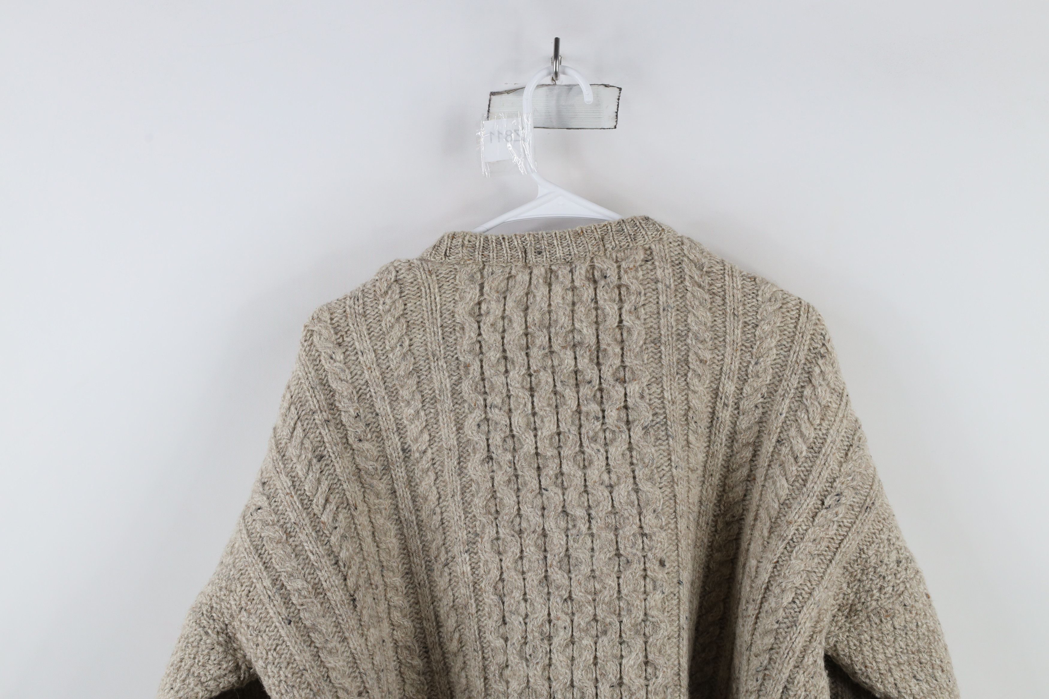 Vintage Vintage 90s Streetwear Chunky Fisherman Cable Knit Sweater Size XL / US 12-14 / IT 48-50 - 8 Thumbnail