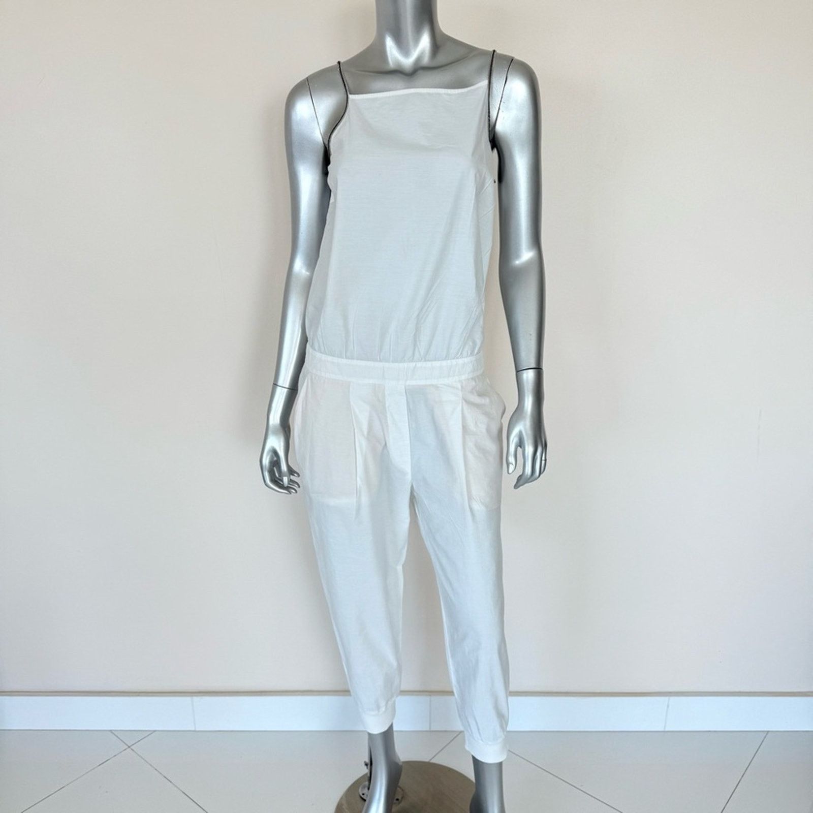 Brunello Cucinelli Brunello Cucinelli women romper size M Authentic Retail 850$ Size 28" / US 6 / IT 42 - 1 Thumbnail