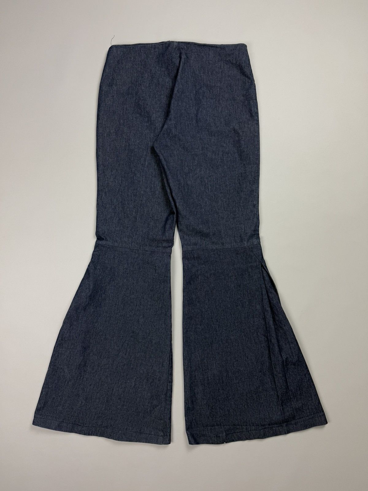 Japanese Brand Orimono Ladies Japanese Flared Low Rise Y2K Jeans Pants Size 32" / US 10 / IT 46 - 15 Thumbnail