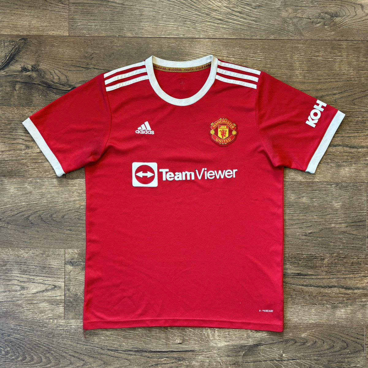 Adidas Manchester United 2021/2022 Adidas Home Football Shirt Size US XL / EU 56 / 4 - 1 Thumbnail