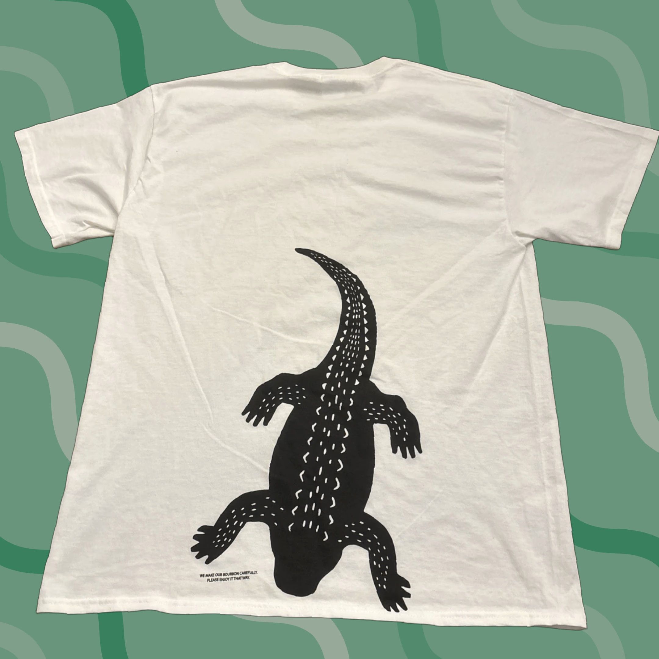 Gildan Makers Mark Bourbon Made In Kentucky Enjoyed In Florida Gator T Shirt Sz L White Gildan Florida Theme Rare Mens T-Shirt L Size US L / EU 52-54 / 3 - 1 Thumbnail
