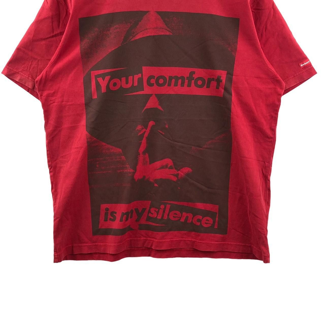 Barbara Kruger Vintage BARBARA KRUGER Your Comfort My Silence Art Tee Shirt Size US XL / EU 56 / 4 - 4 Thumbnail