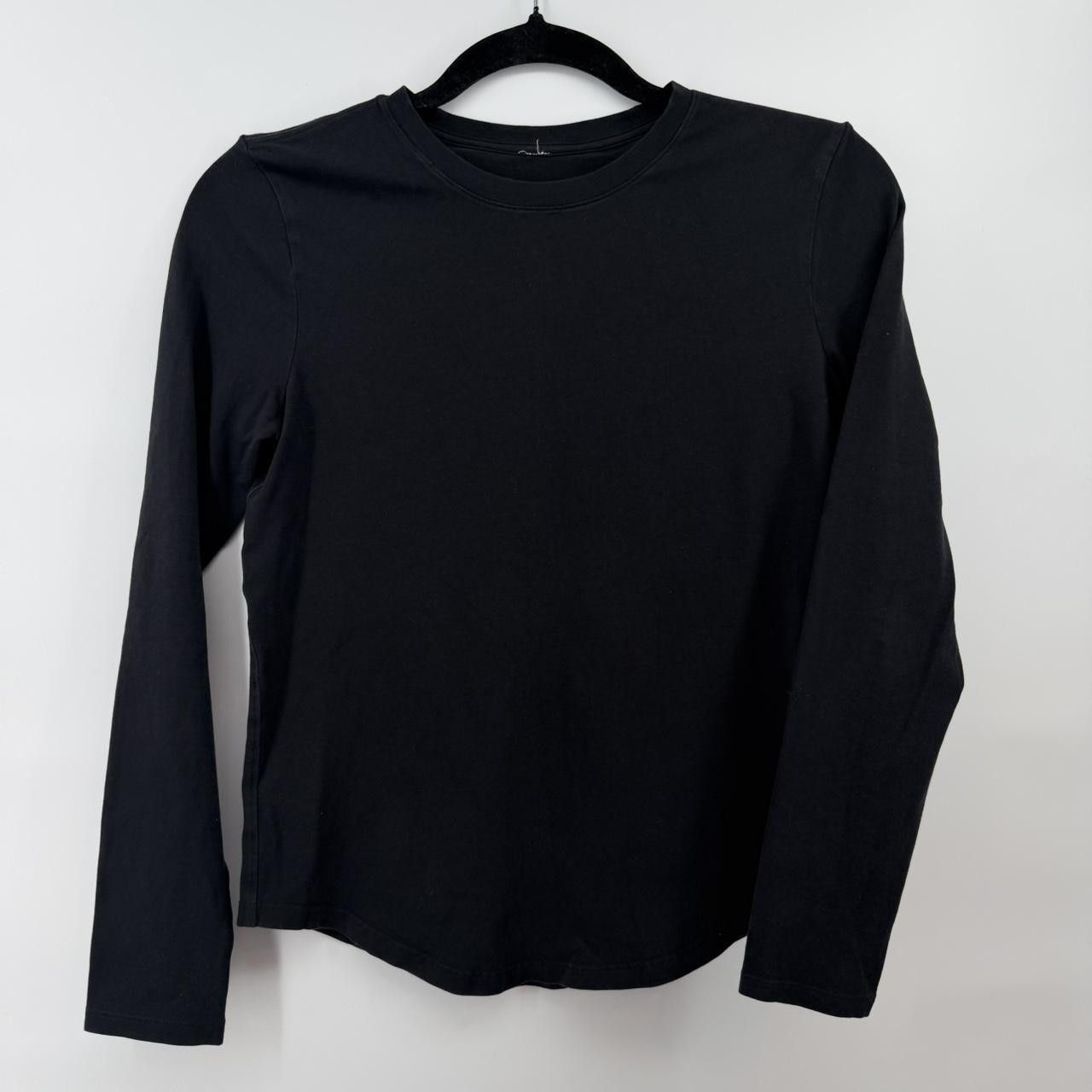 Lululemon Lululemon Women Black Long Sleeve Top Crew Neck Stretch Size S / US 4 / IT 40 - 1 Thumbnail