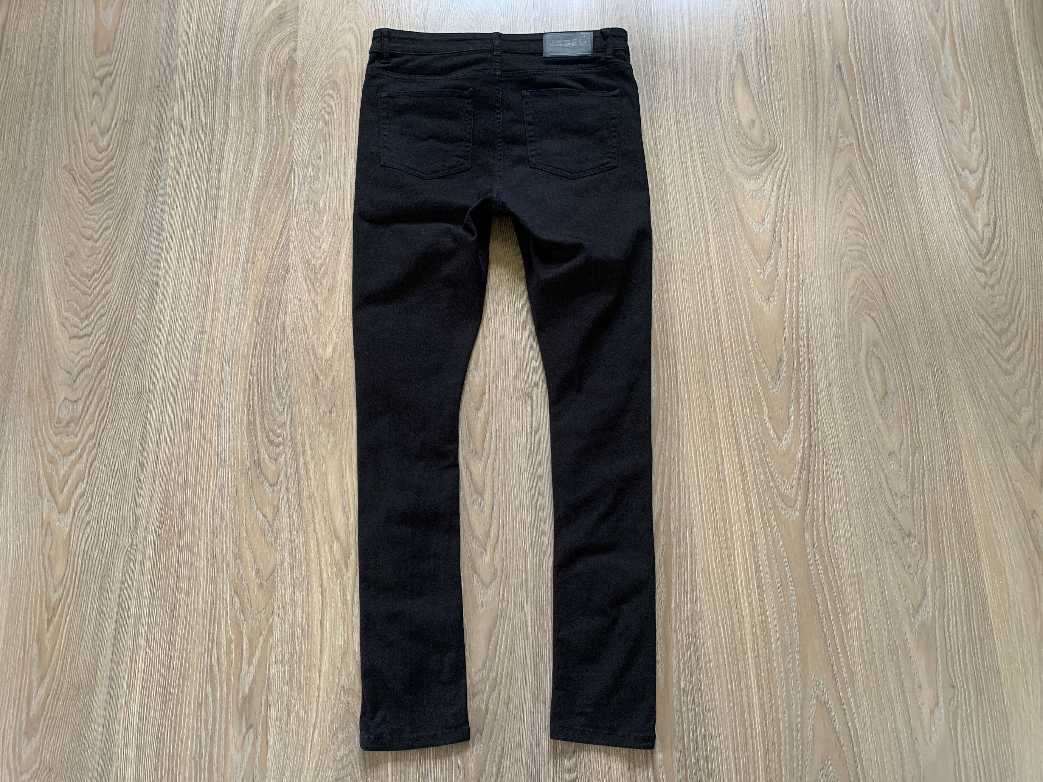 Jaded London Jaded London Super Skinny Fit Distressed Black Jeans Size US 34 / EU 50 - 3 Thumbnail