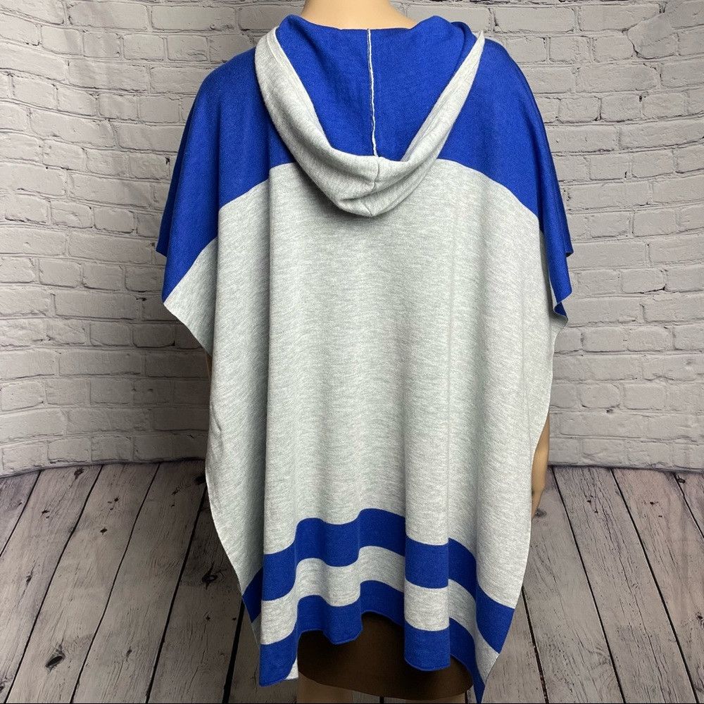Other NWT New $238 Kokun Bamboo Cashmere Grey Blue Hooded Double- Size S / US 4 / IT 40 - 5 Thumbnail