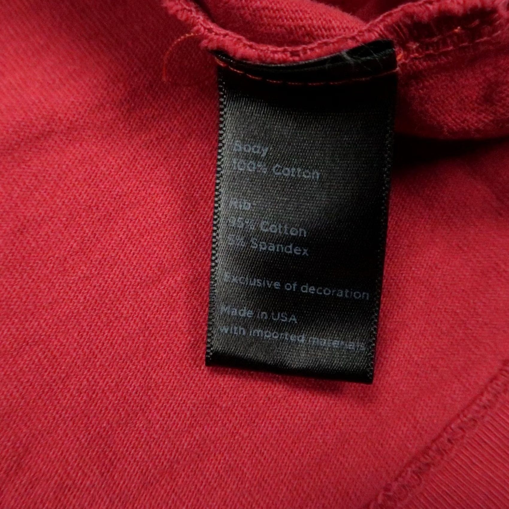 Flint And Tinder Flint and Tinder Shirt Mens Large Red Long Sleeve Tee Cotton Crew Neck Size US L / EU 52-54 / 3 - 5 Thumbnail