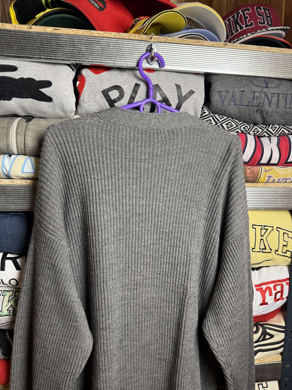Alfred Dunhill Dunhill 100% Wool Cardigan Luxury Size US XL / EU 56 / 4 - 4 Thumbnail