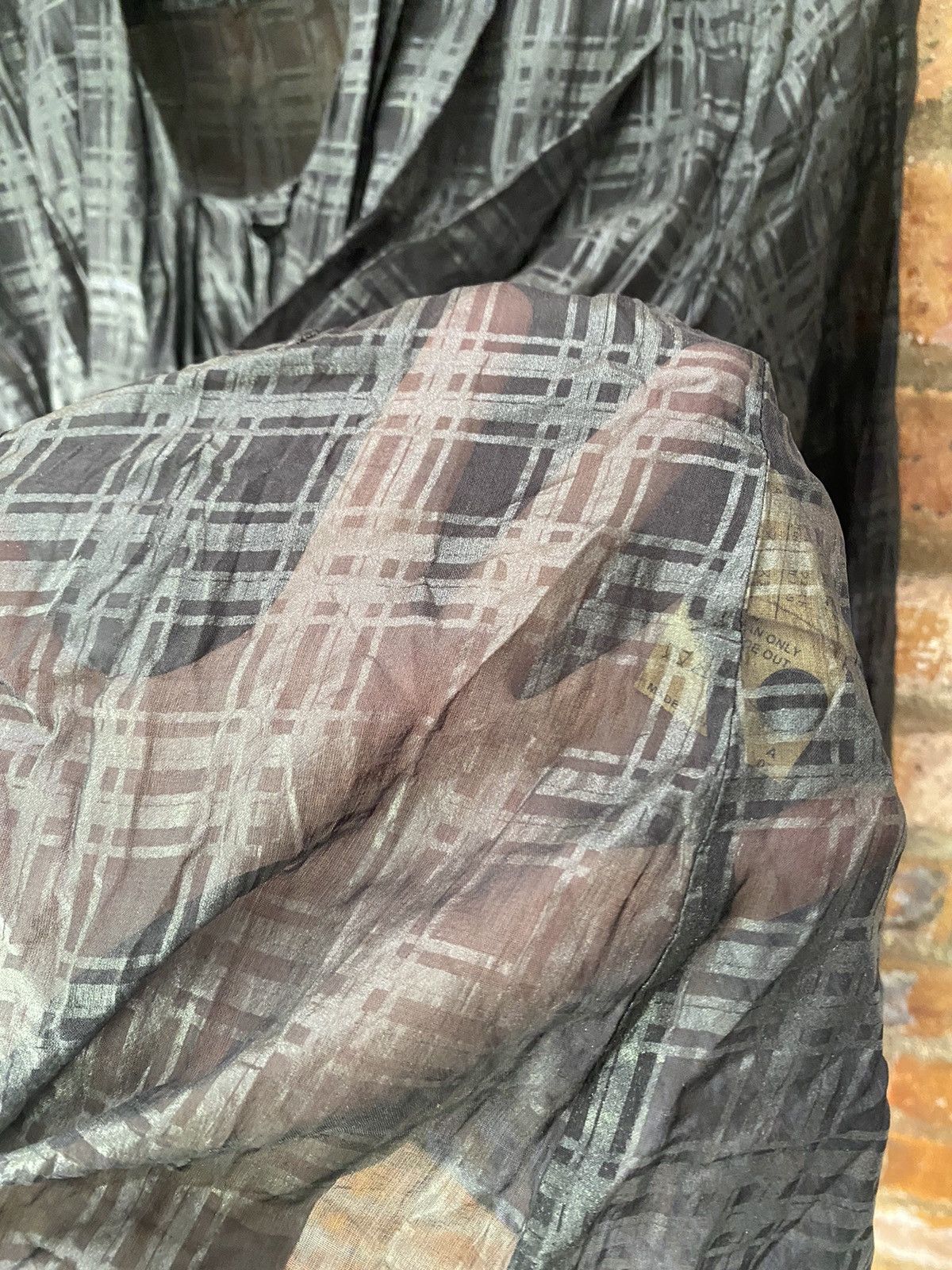 A.P.C. 1990s APC Silk Mesh black checked Size M / US 6-8 / IT 42-44 - 8 Thumbnail