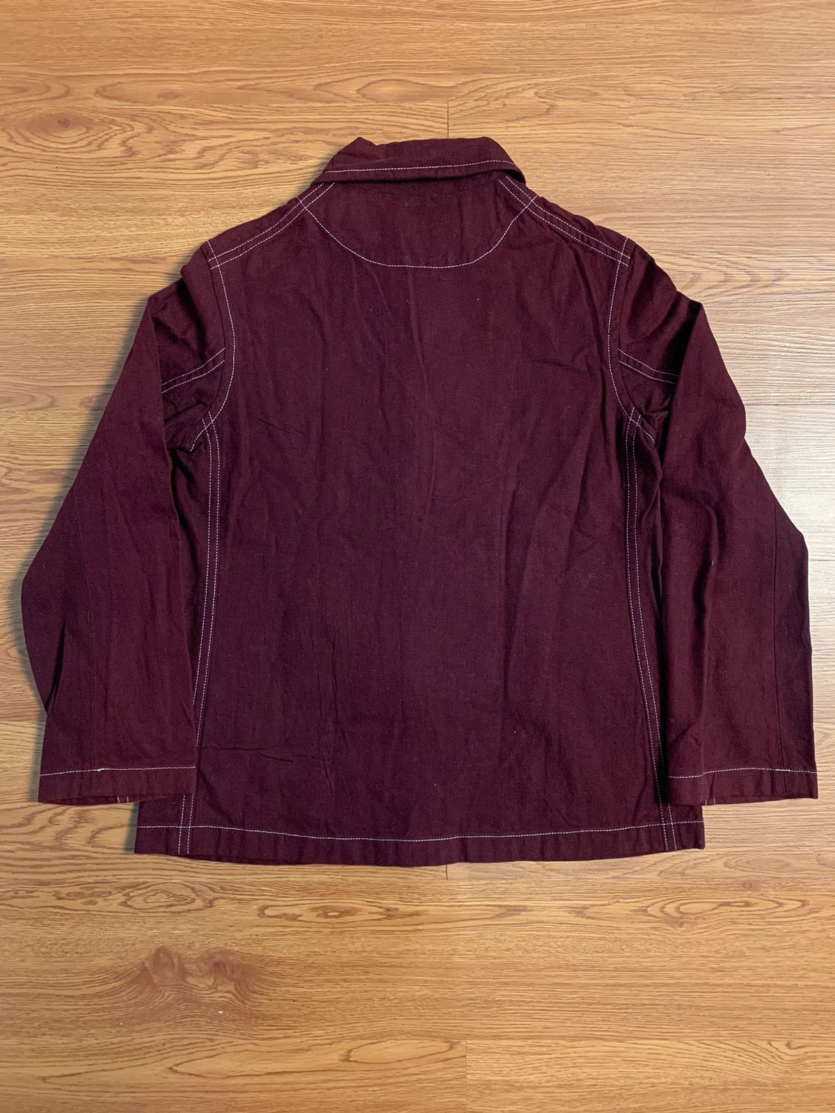 Yohji Yamamoto Yohji Yamamoto Contrast Stich Work Jacket Size US M / EU 48-50 / 2 - 5 Thumbnail