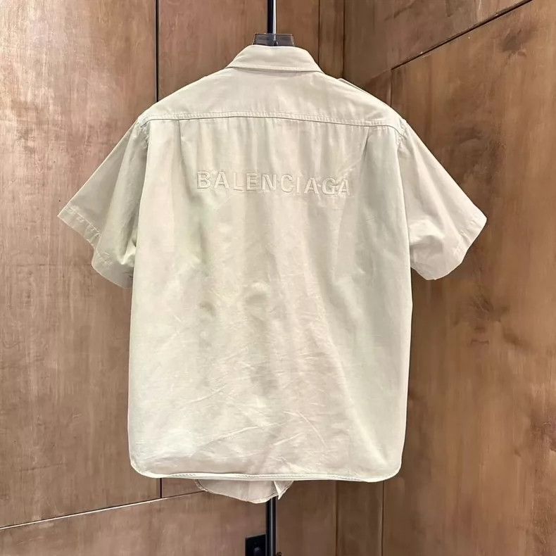 Balenciaga Balenciaga size 40 Khaki back logo tactical short sleeve s Size US XXS / EU 40 - 2 Thumbnail