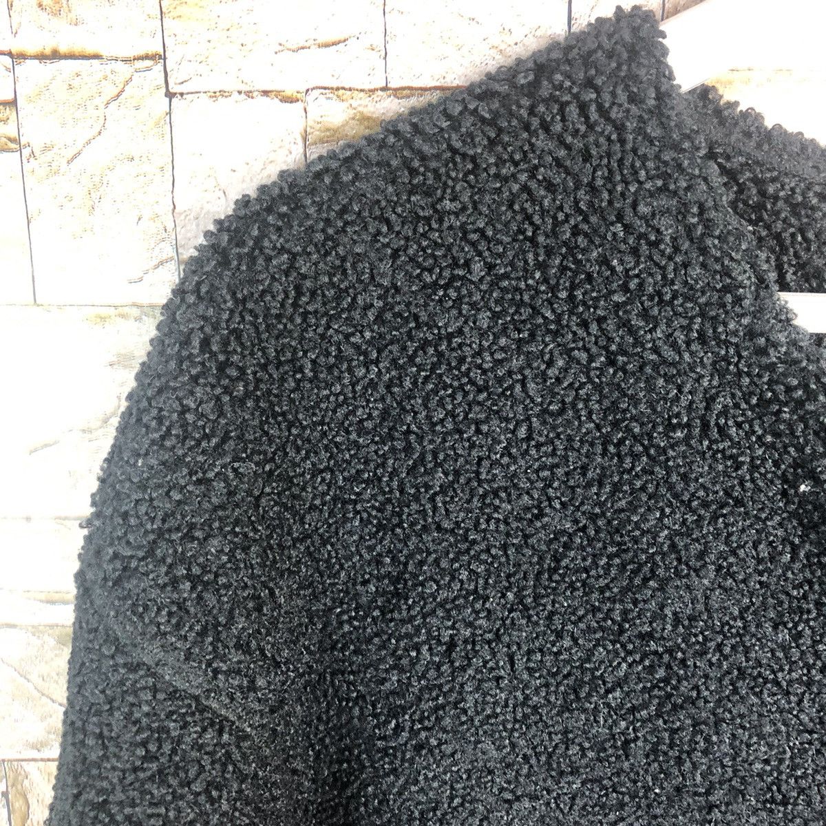Homespun Knitwear Uniqlo Black Cardigan fleece Knitwear #A208 Size M / US 6-8 / IT 42-44 - 10 Thumbnail