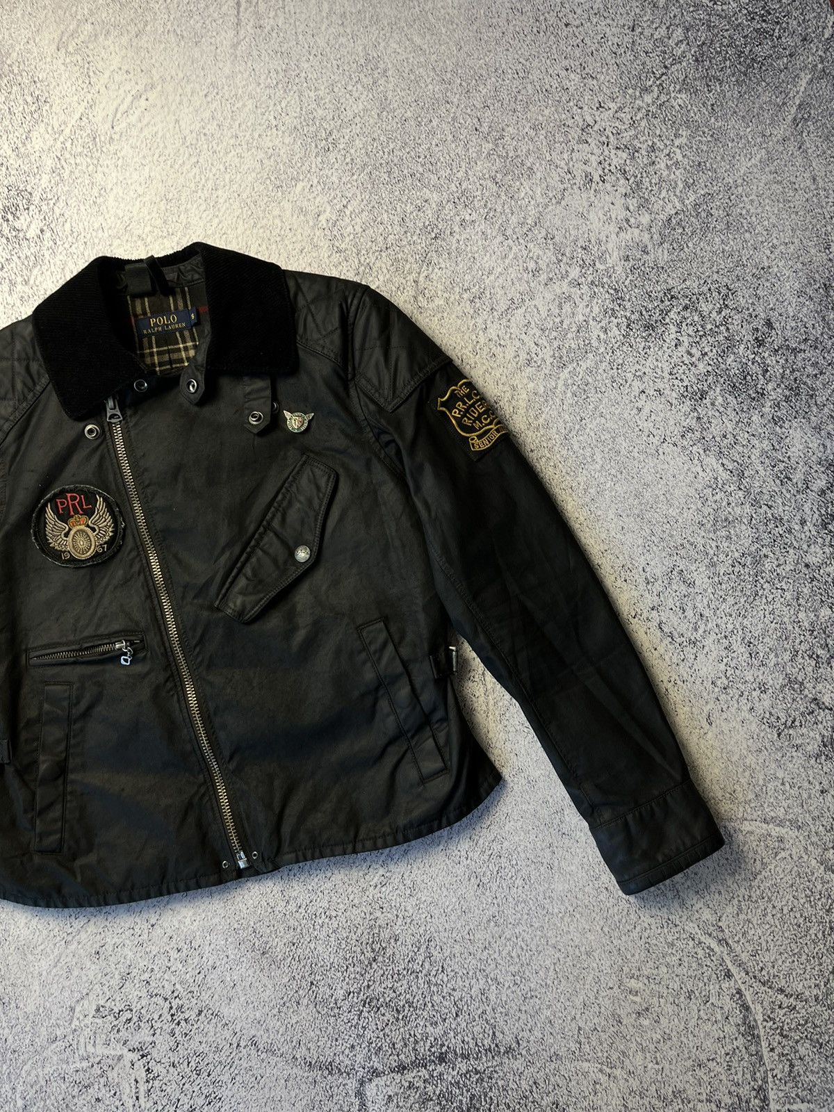 Polo Ralph Lauren Polo Ralph Lauren Double Riders Oiled Leather Jacket Size US S / EU 44-46 / 1 - 3 Thumbnail