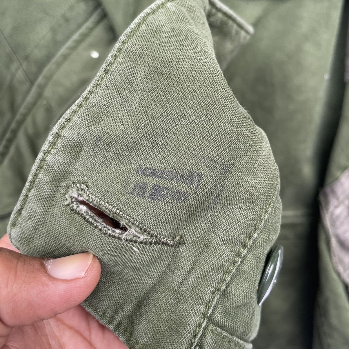 Other 💥Vintage 1971 Military Jacket Double Pocket On Back Size US M / EU 48-50 / 2 - 7 Thumbnail