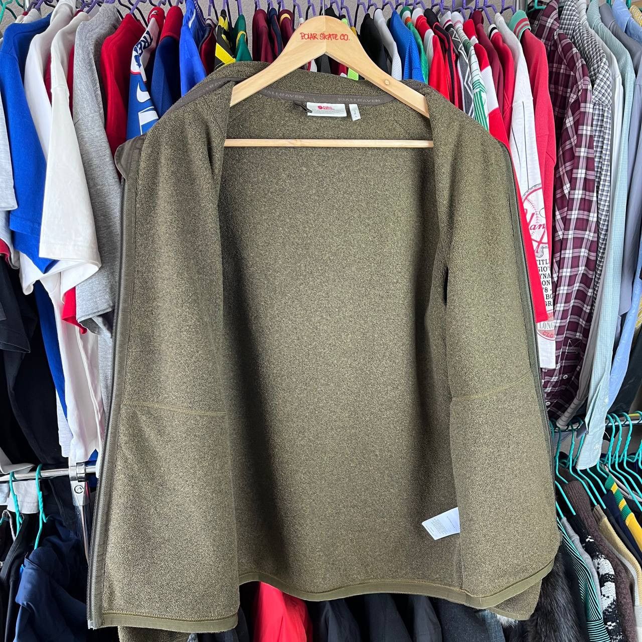 Fjallraven Fjallraven Green Zip Sten Fleece Jacket Size US L / EU 52-54 / 3 - 9 Thumbnail
